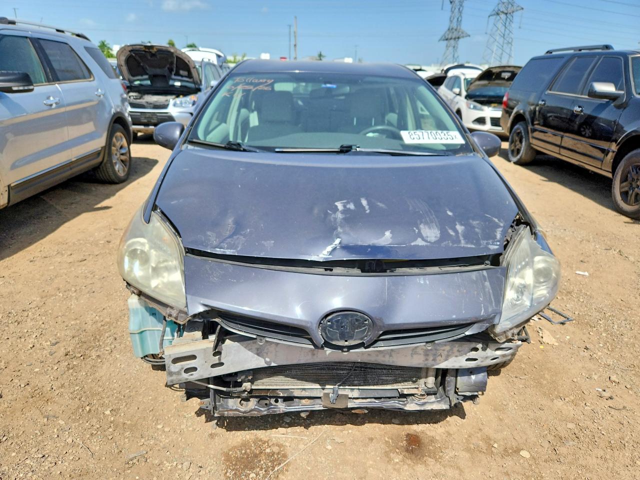 2010 Toyota Prius Ii Gray vin: JTDKN3DUXA0243079