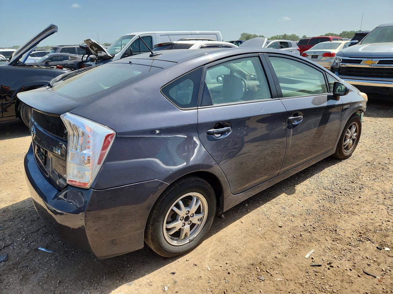 2010 Toyota Prius Ii Gray vin: JTDKN3DUXA0243079