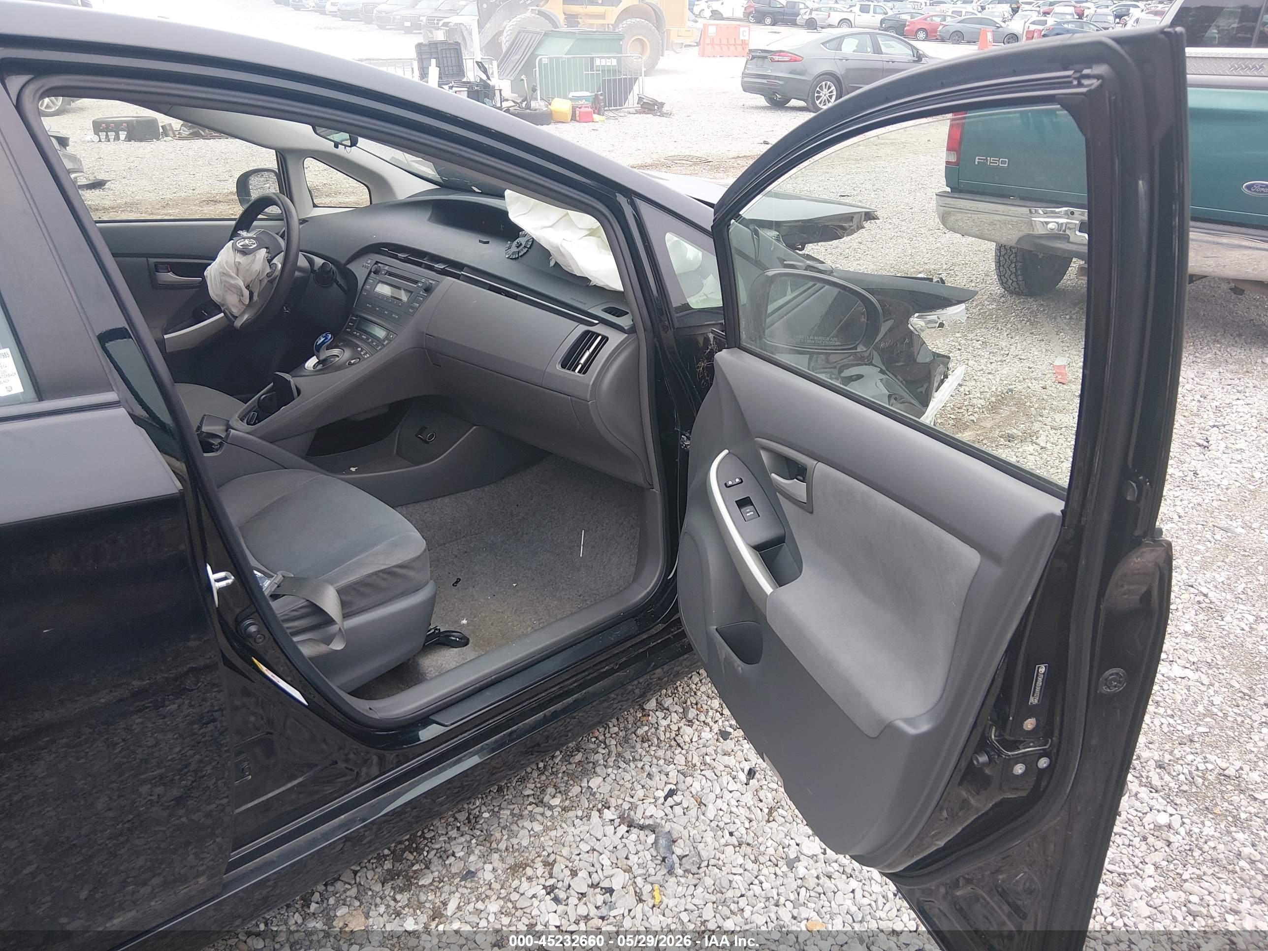 2010 Toyota Prius Ii Black vin: JTDKN3DUXA1027985