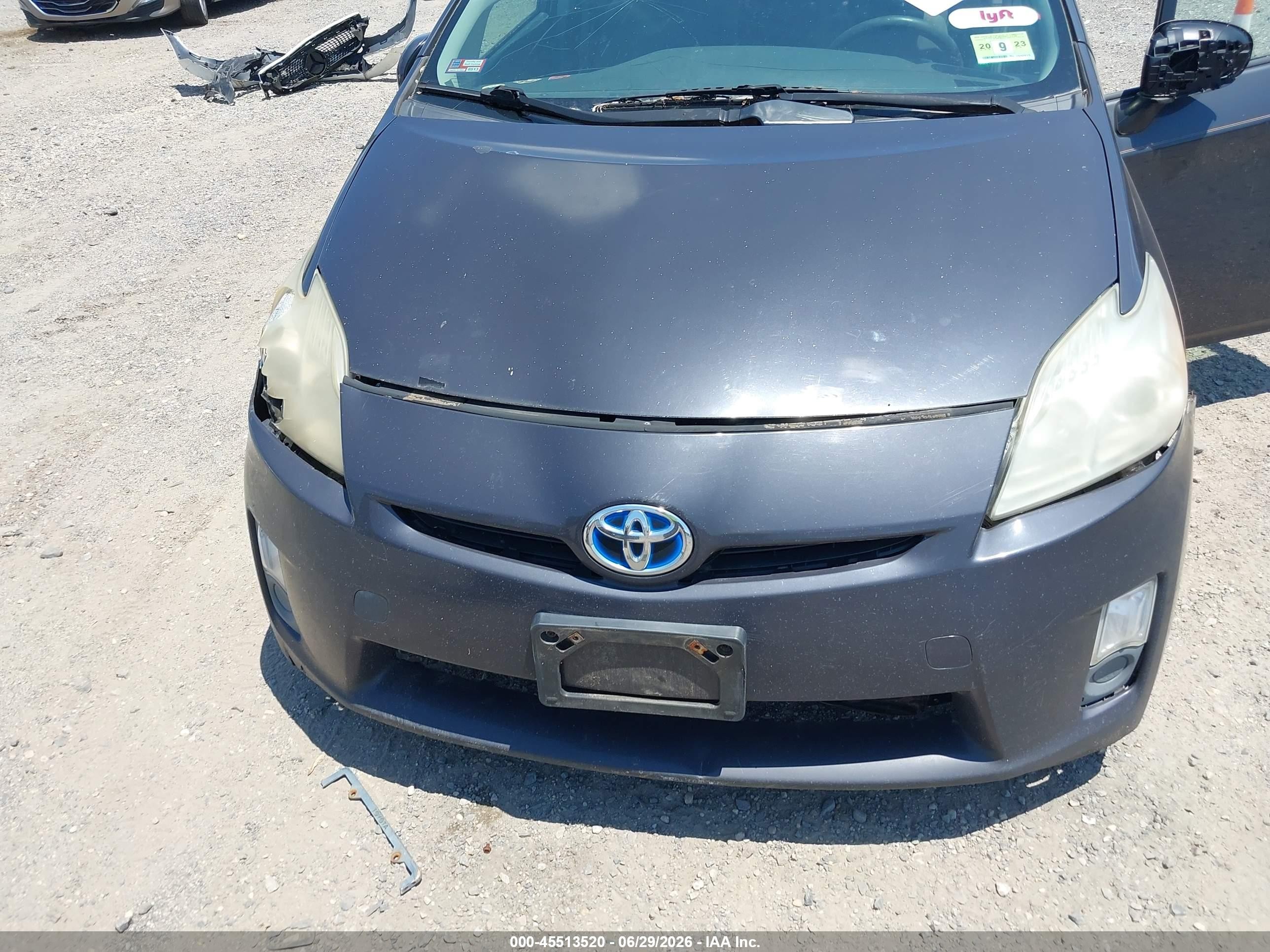 2010 Toyota Prius Iii Gray vin: JTDKN3DUXA1086423