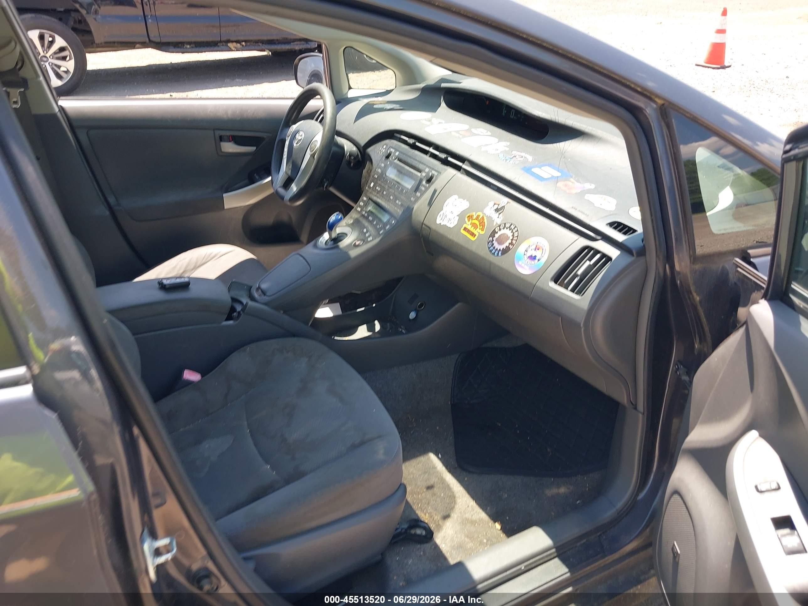 2010 Toyota Prius Iii Gray vin: JTDKN3DUXA1086423