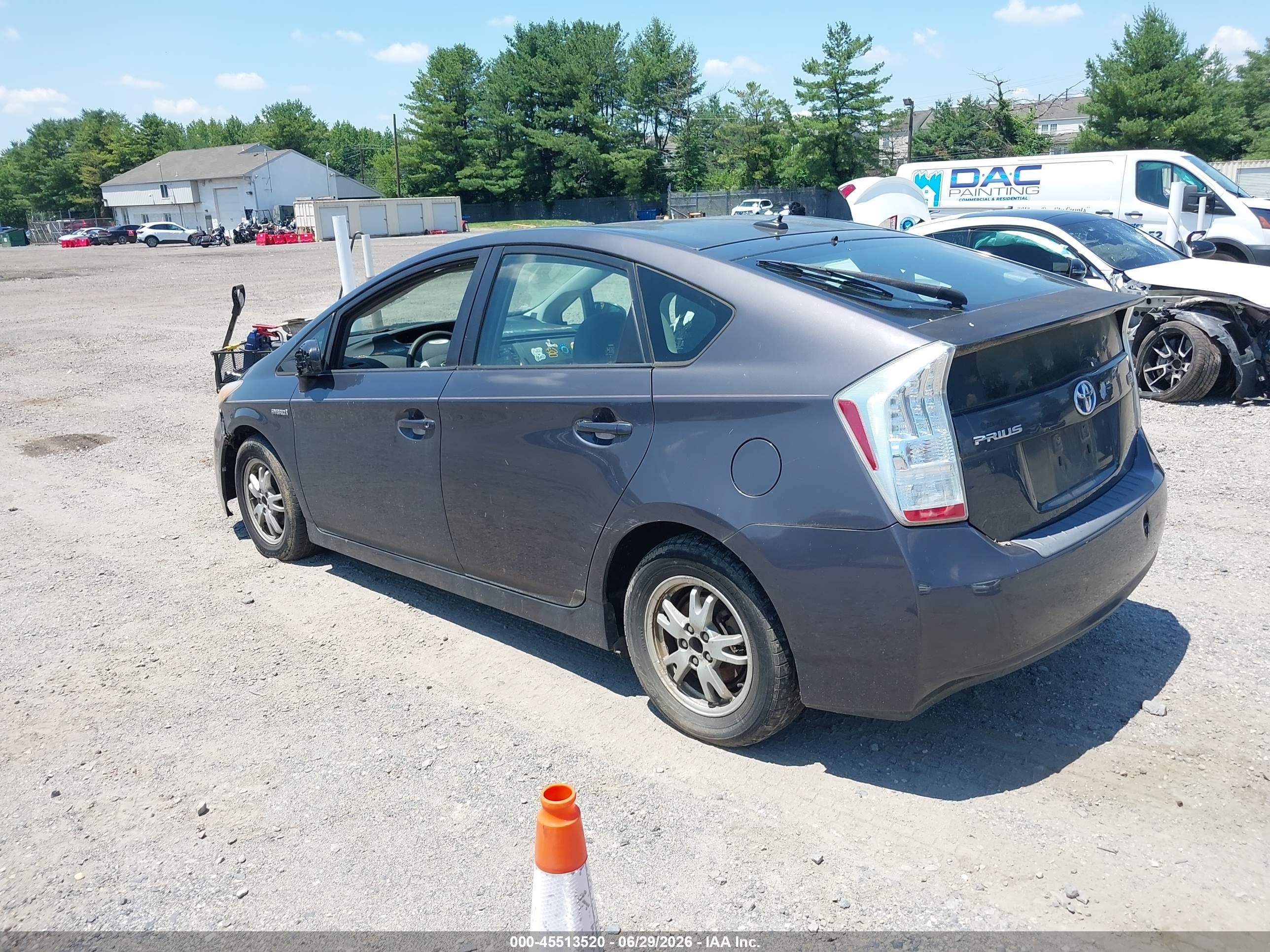 2010 Toyota Prius Iii Gray vin: JTDKN3DUXA1086423