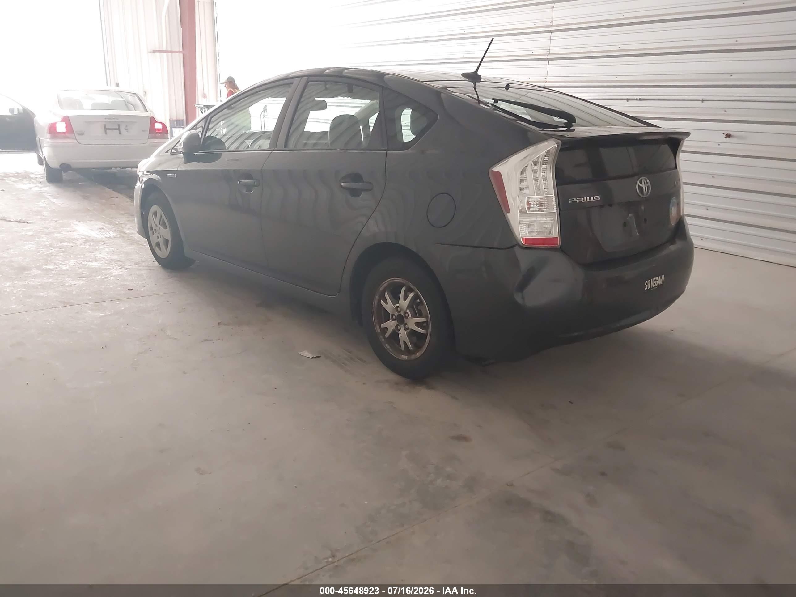 2010 Toyota Prius Iv Gray vin: JTDKN3DUXA1087538