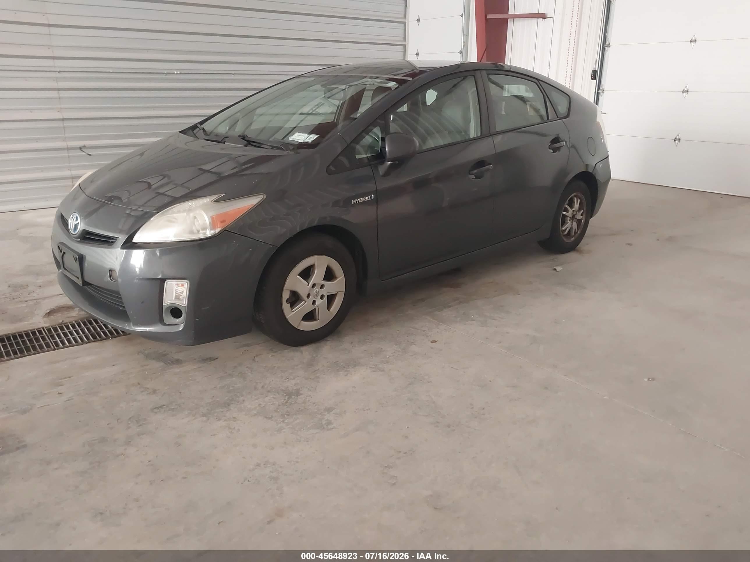 2010 Toyota Prius Iv Gray vin: JTDKN3DUXA1087538