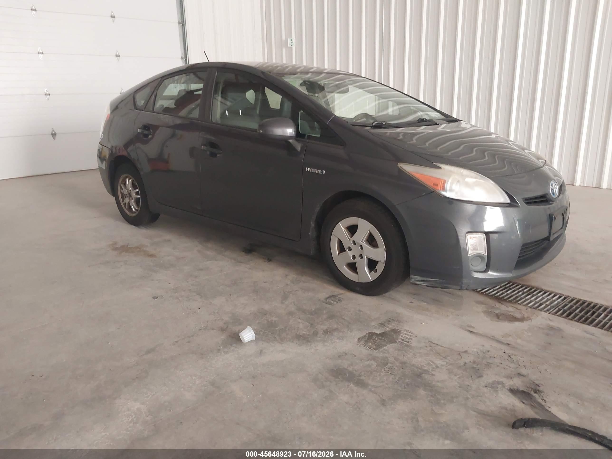 2010 Toyota Prius Iv Gray vin: JTDKN3DUXA1087538