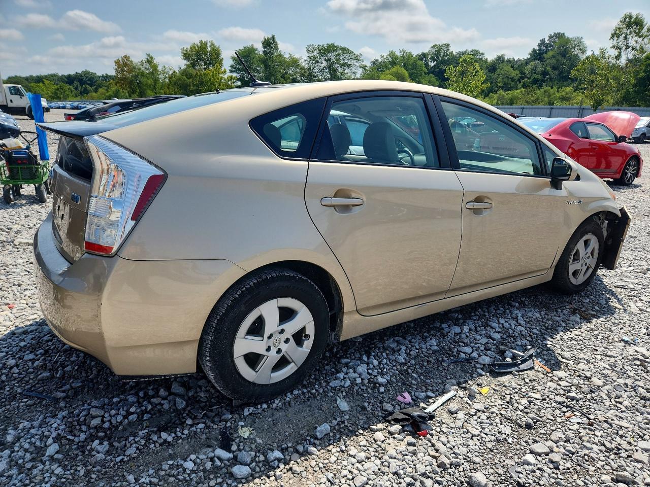 2010 Toyota Prius Iii Желто-коричневый vin: JTDKN3DUXA1089533