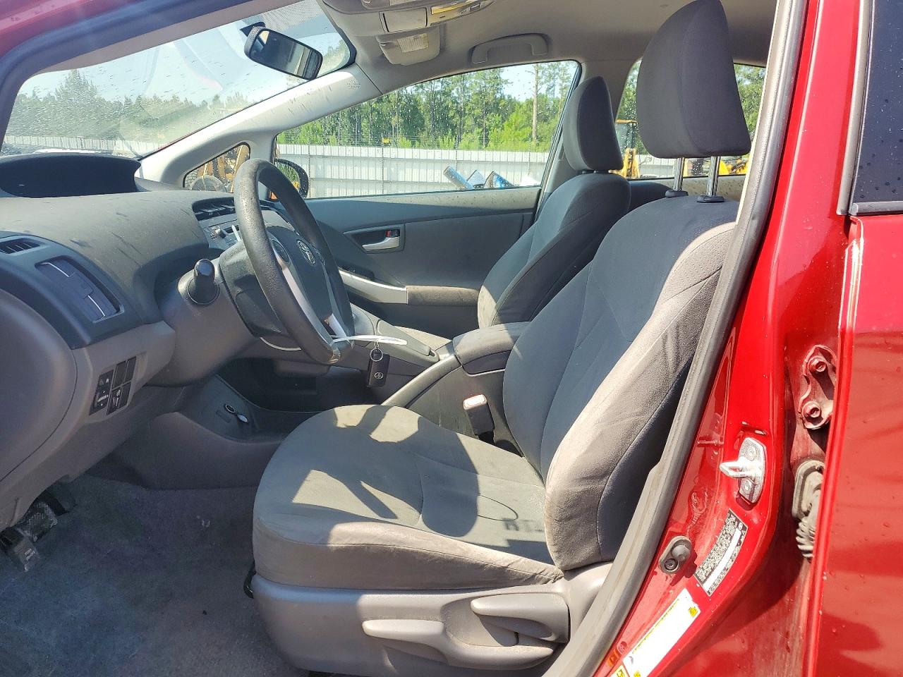 2010 Toyota Prius Ii Burgundy vin: JTDKN3DUXA1167275