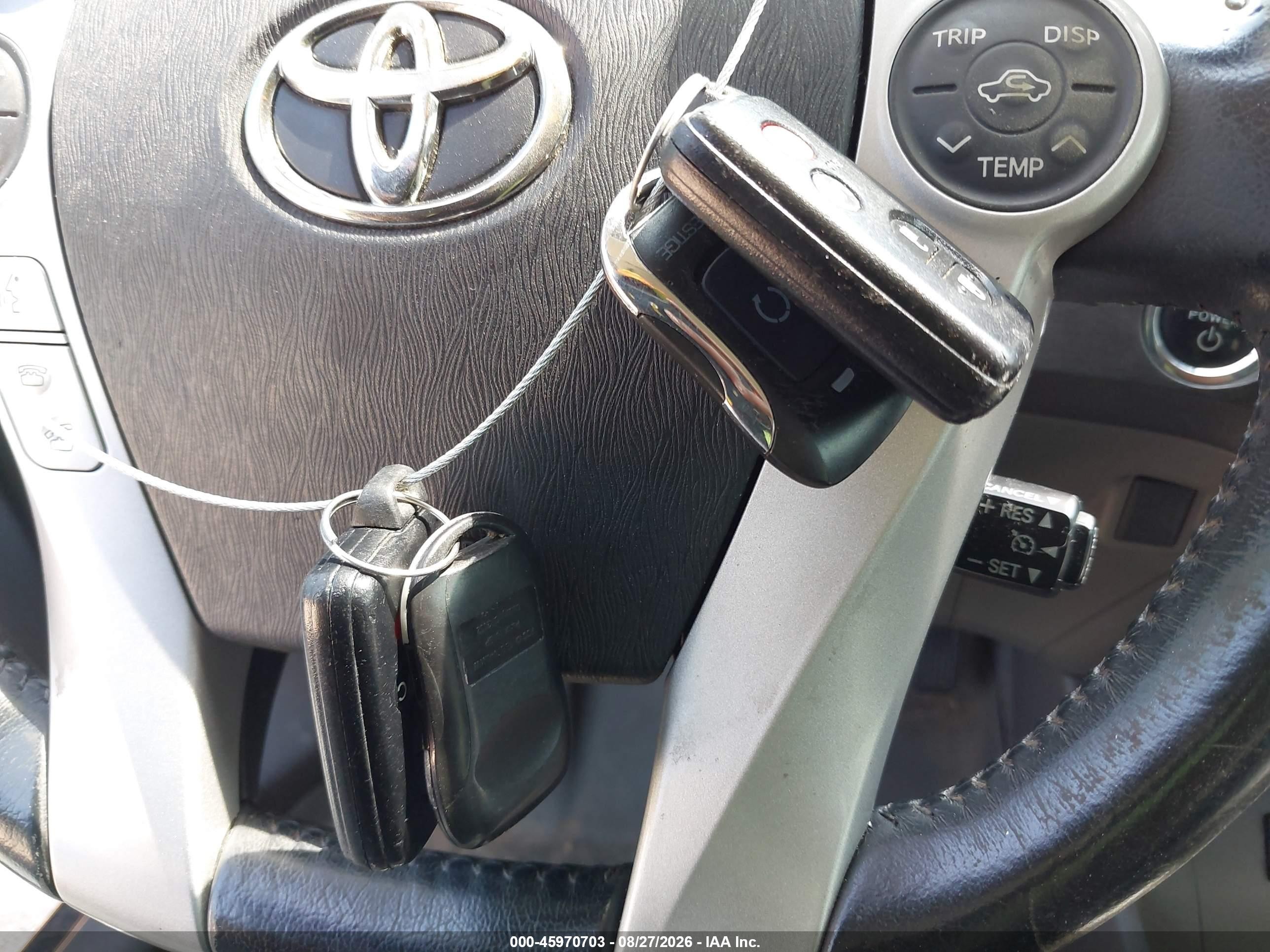 2010 Toyota Prius Iv Gray vin: JTDKN3DUXA1284550
