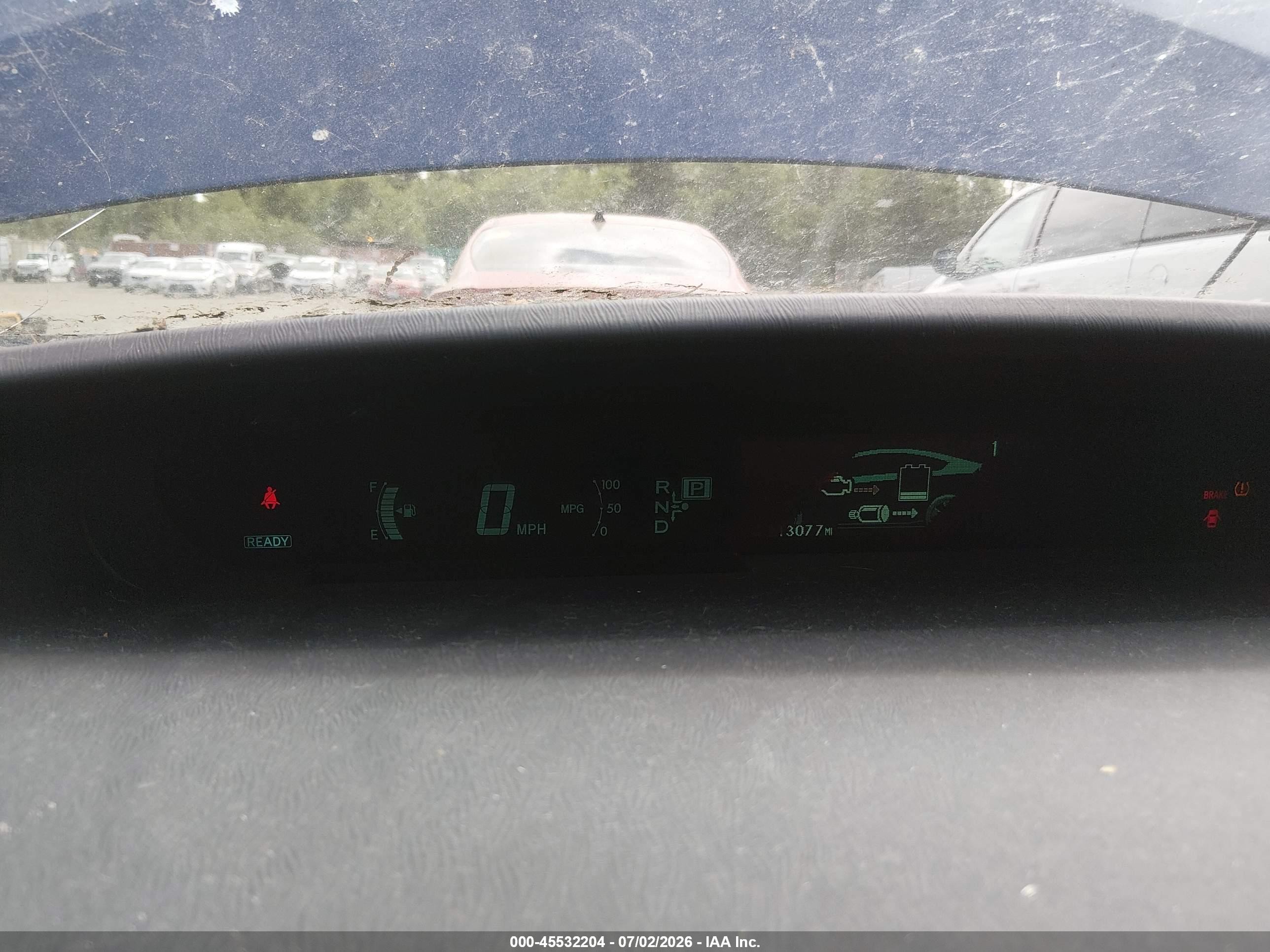 2010 Toyota Prius Iv Blue vin: JTDKN3DUXA5154356