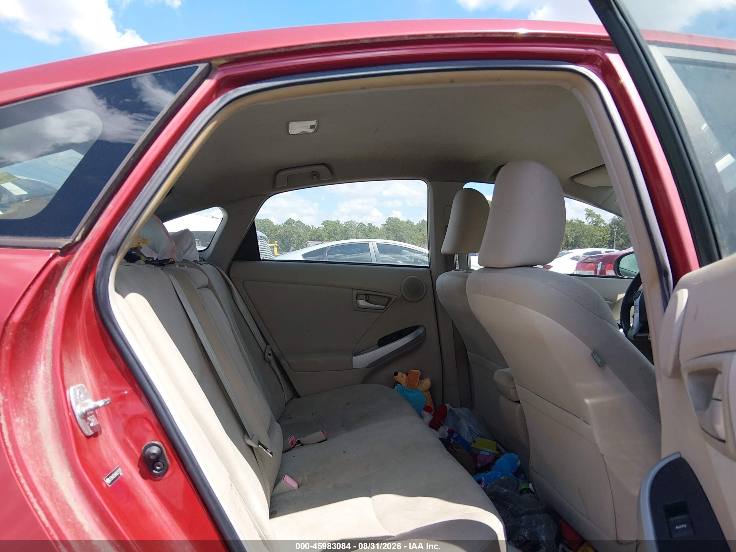 2010 Toyota Prius Iii Red vin: JTDKN3DUXA5219139