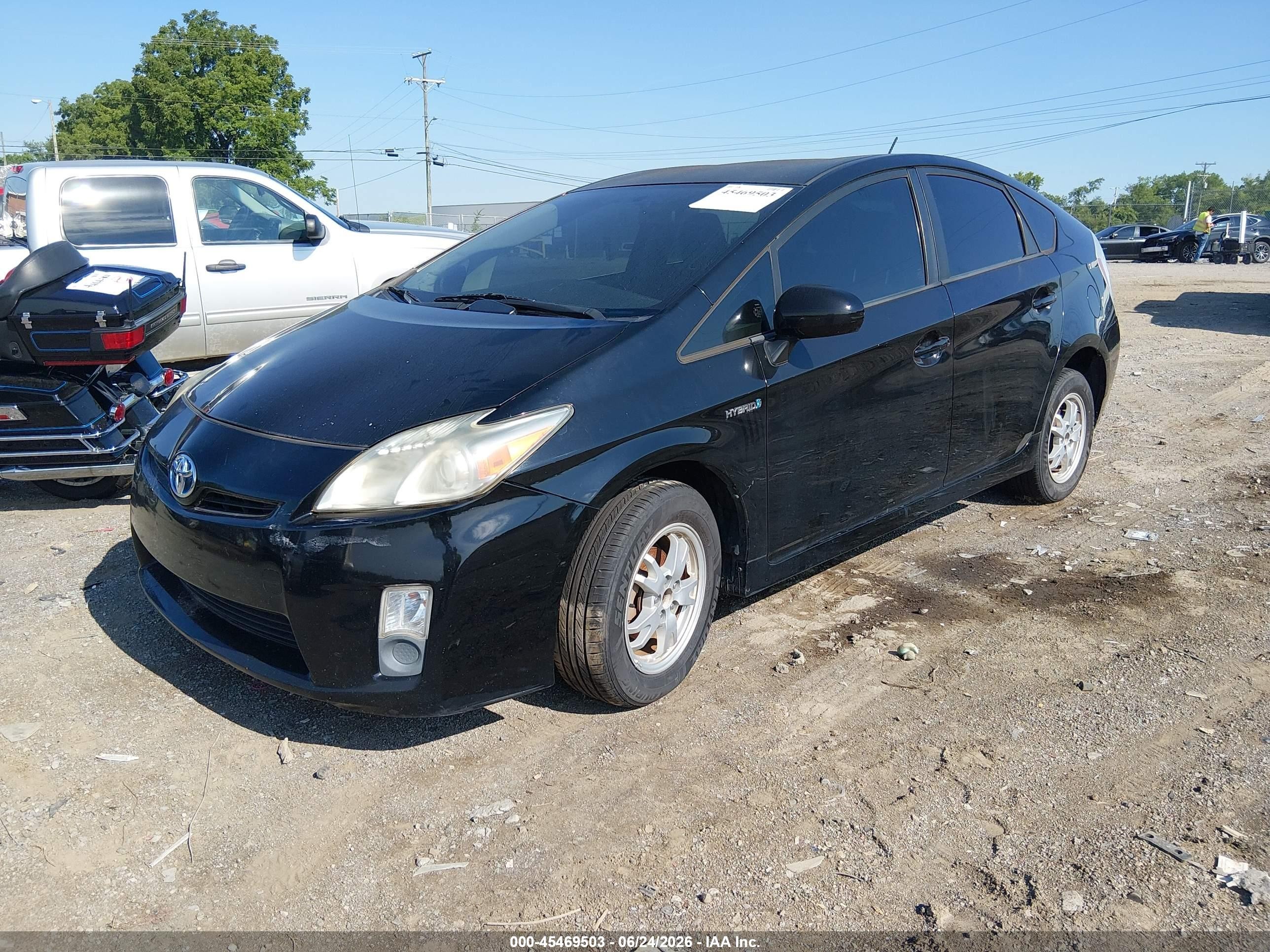 2011 Toyota Prius Three Black vin: JTDKN3DUXB0249501