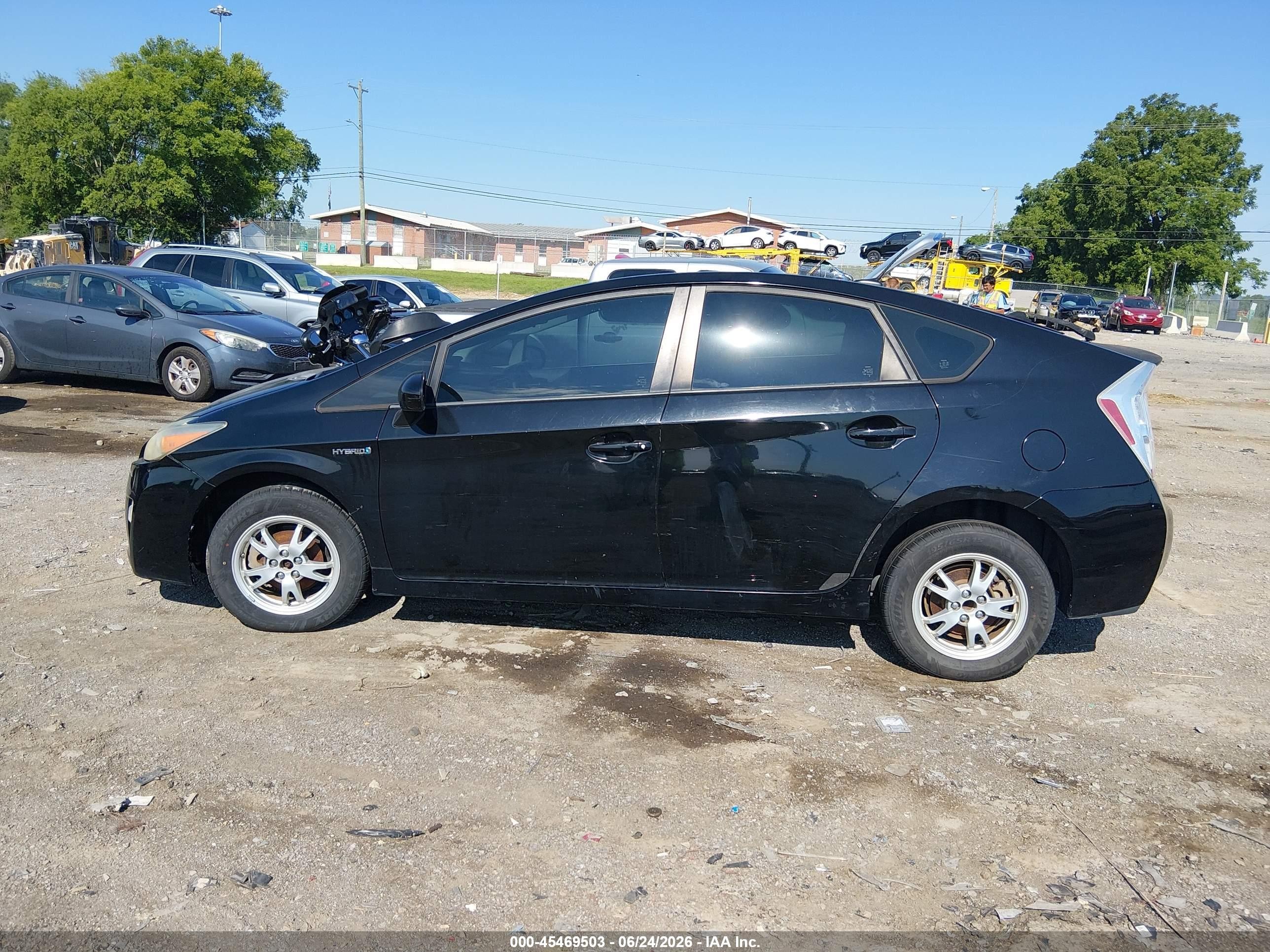 2011 Toyota Prius Three Black vin: JTDKN3DUXB0249501