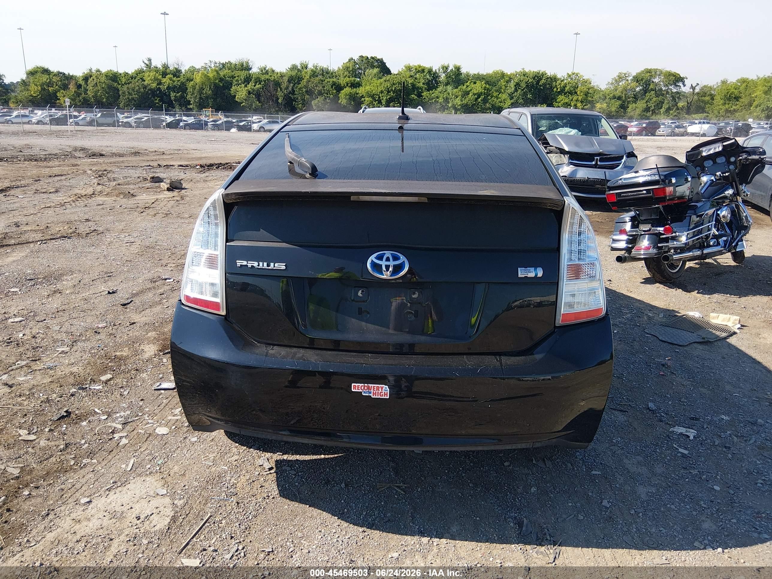 2011 Toyota Prius Three Black vin: JTDKN3DUXB0249501