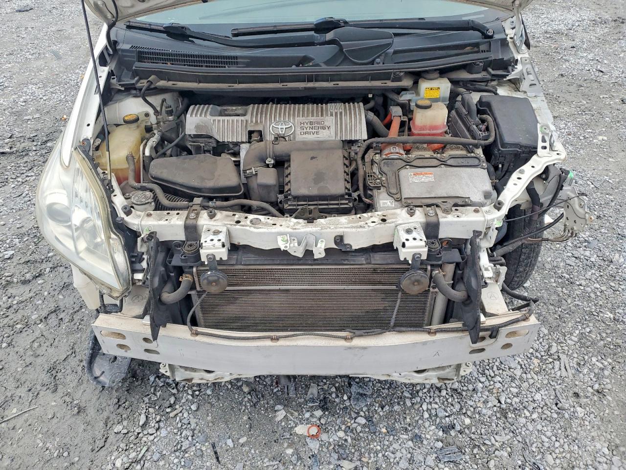 2011 Toyota Prius Three Белый vin: JTDKN3DUXB0253452