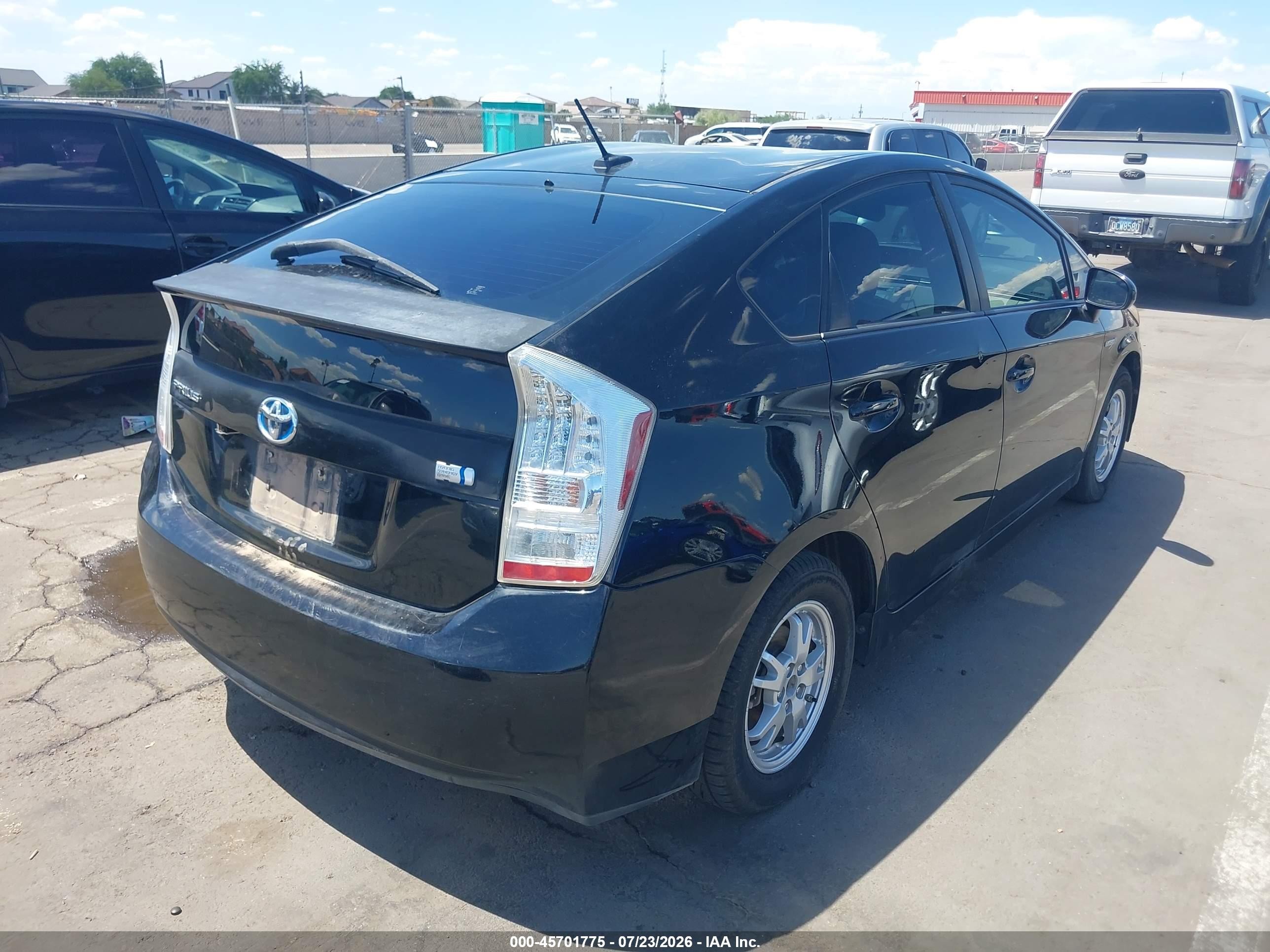 2011 Toyota Prius Two Black vin: JTDKN3DUXB0256187