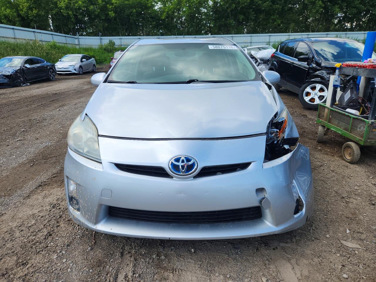 2011 Toyota Prius Two Silver vin: JTDKN3DUXB0267092