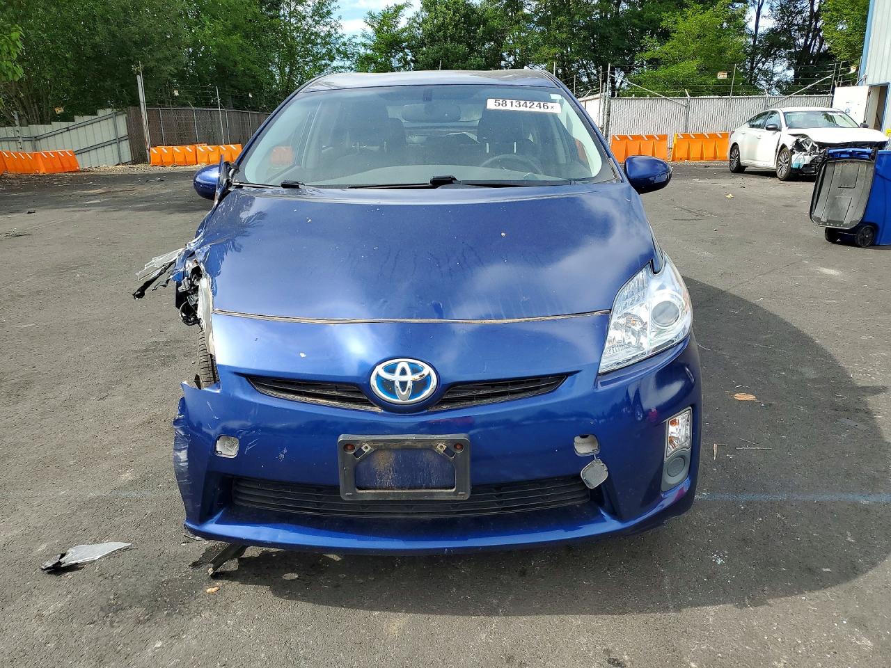 2011 Toyota Prius Four Синий vin: JTDKN3DUXB0267366