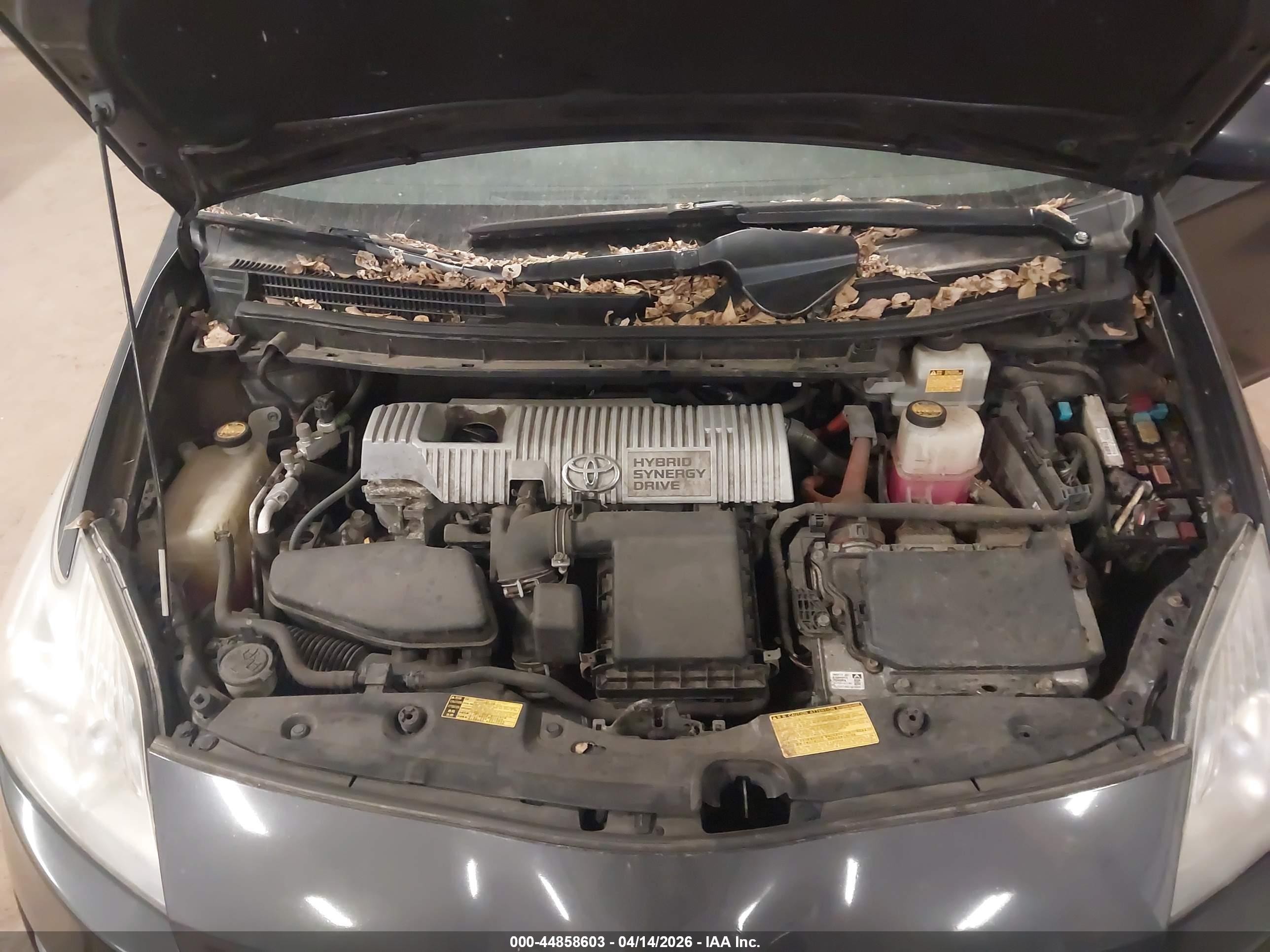 2011 Toyota Prius Two Gray vin: JTDKN3DUXB0272292