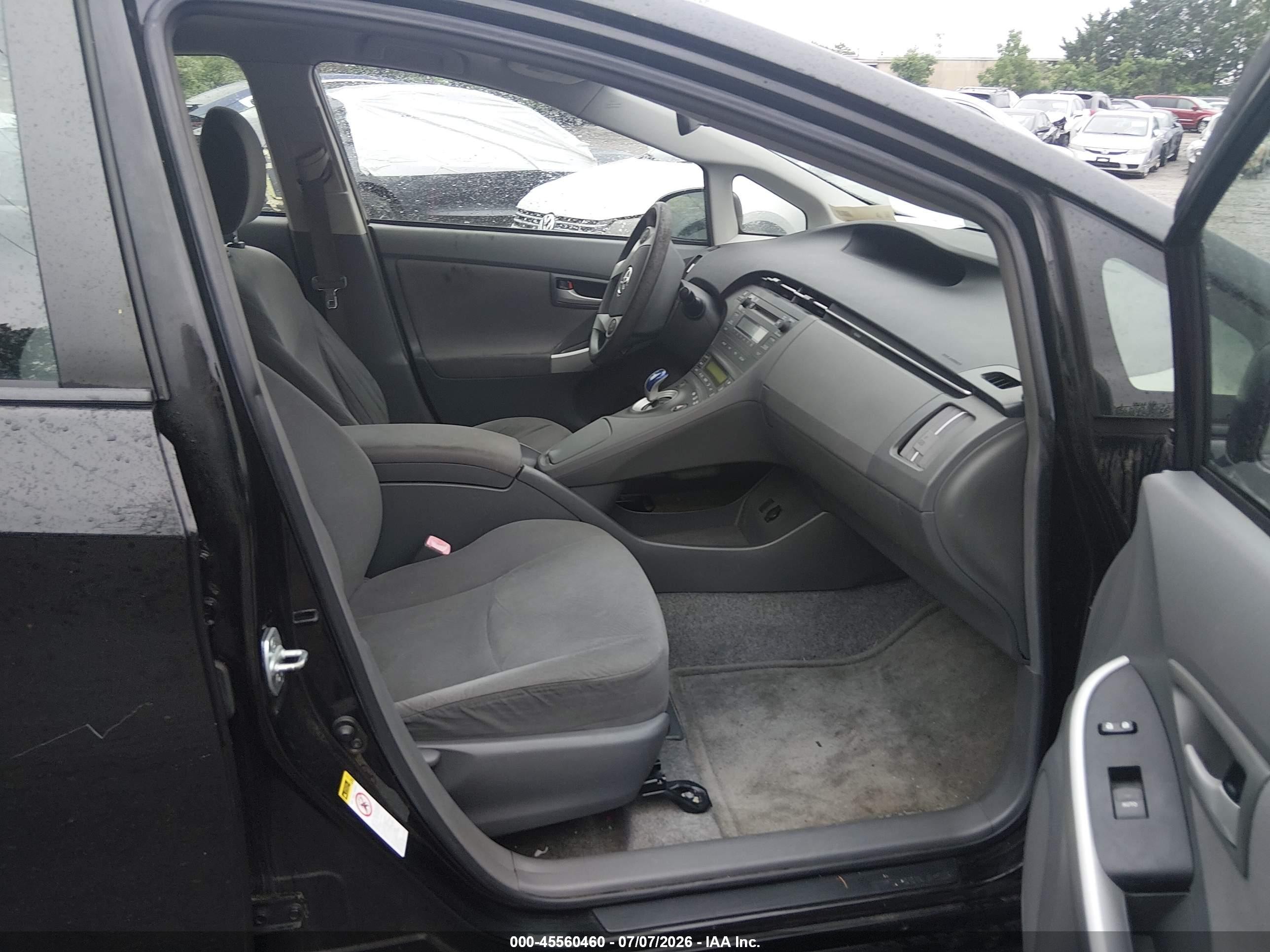 2011 Toyota Prius Two Black vin: JTDKN3DUXB0274009