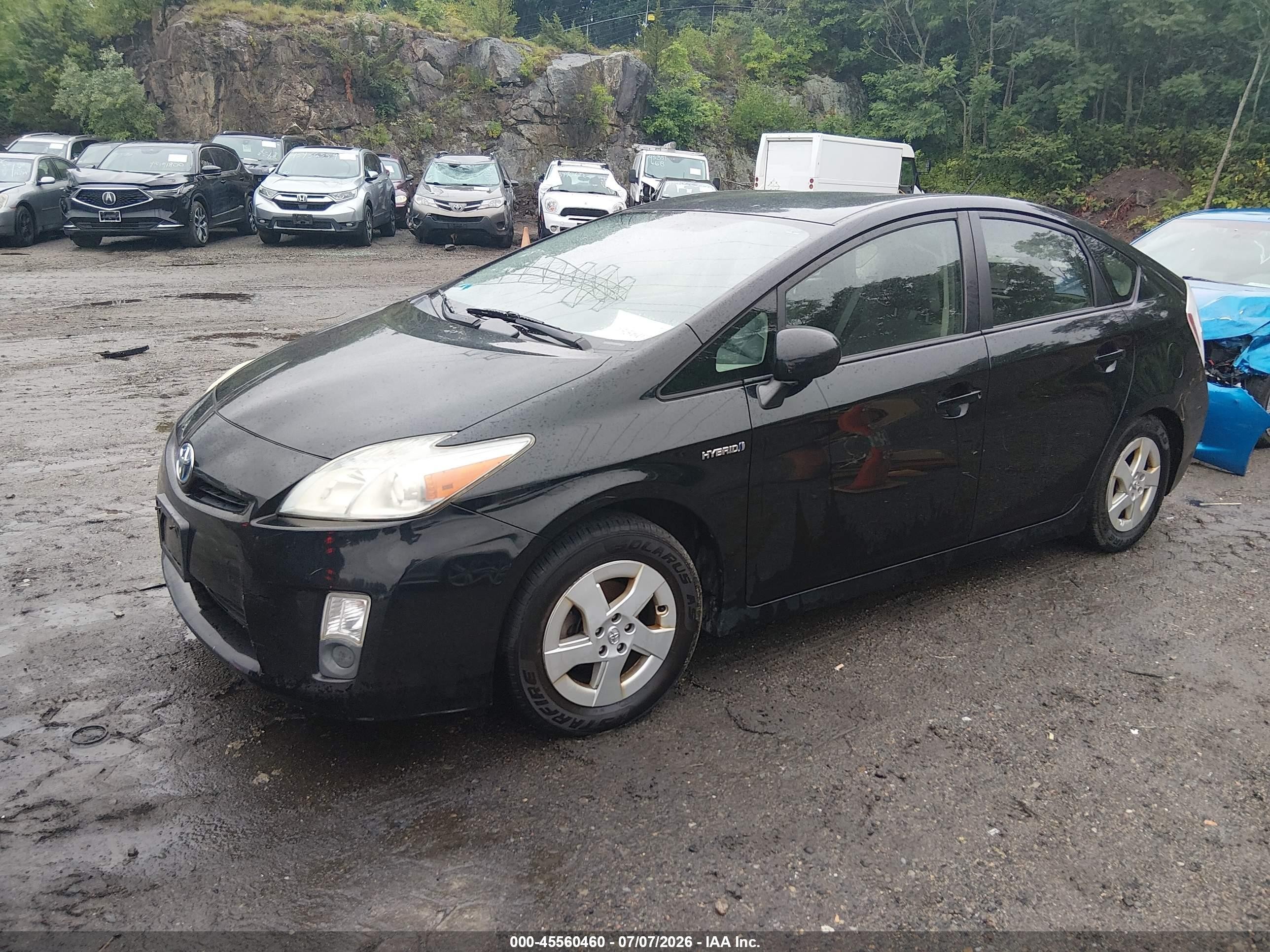 2011 Toyota Prius Two Black vin: JTDKN3DUXB0274009