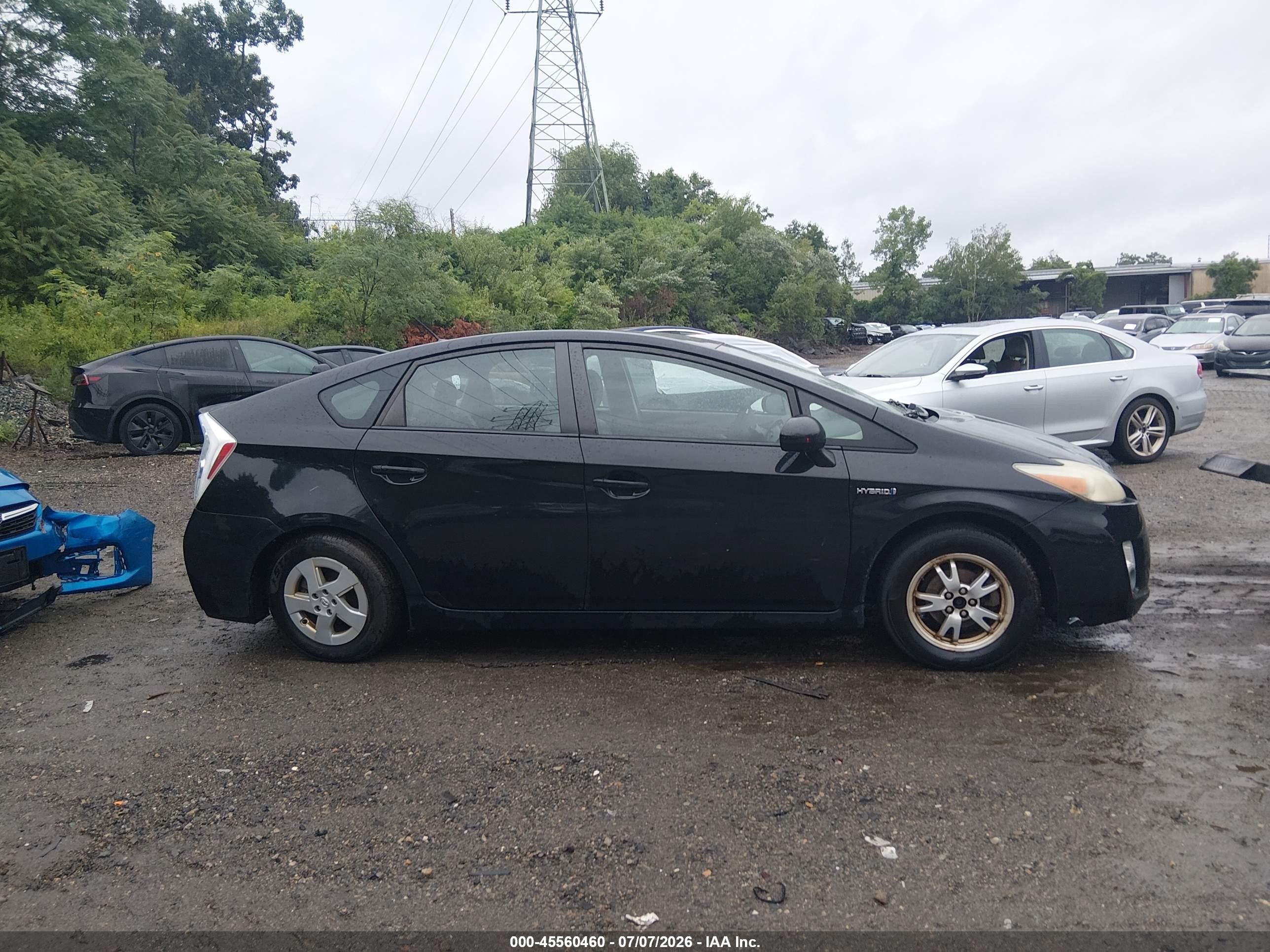 2011 Toyota Prius Two Black vin: JTDKN3DUXB0274009