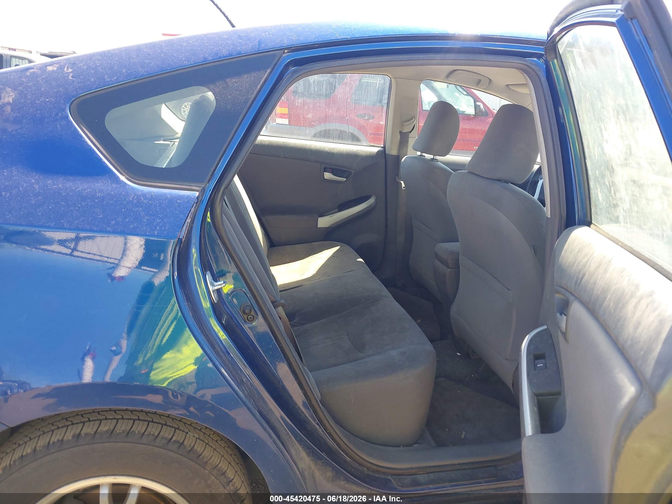 2011 Toyota Prius Two Dark Blue vin: JTDKN3DUXB0314105
