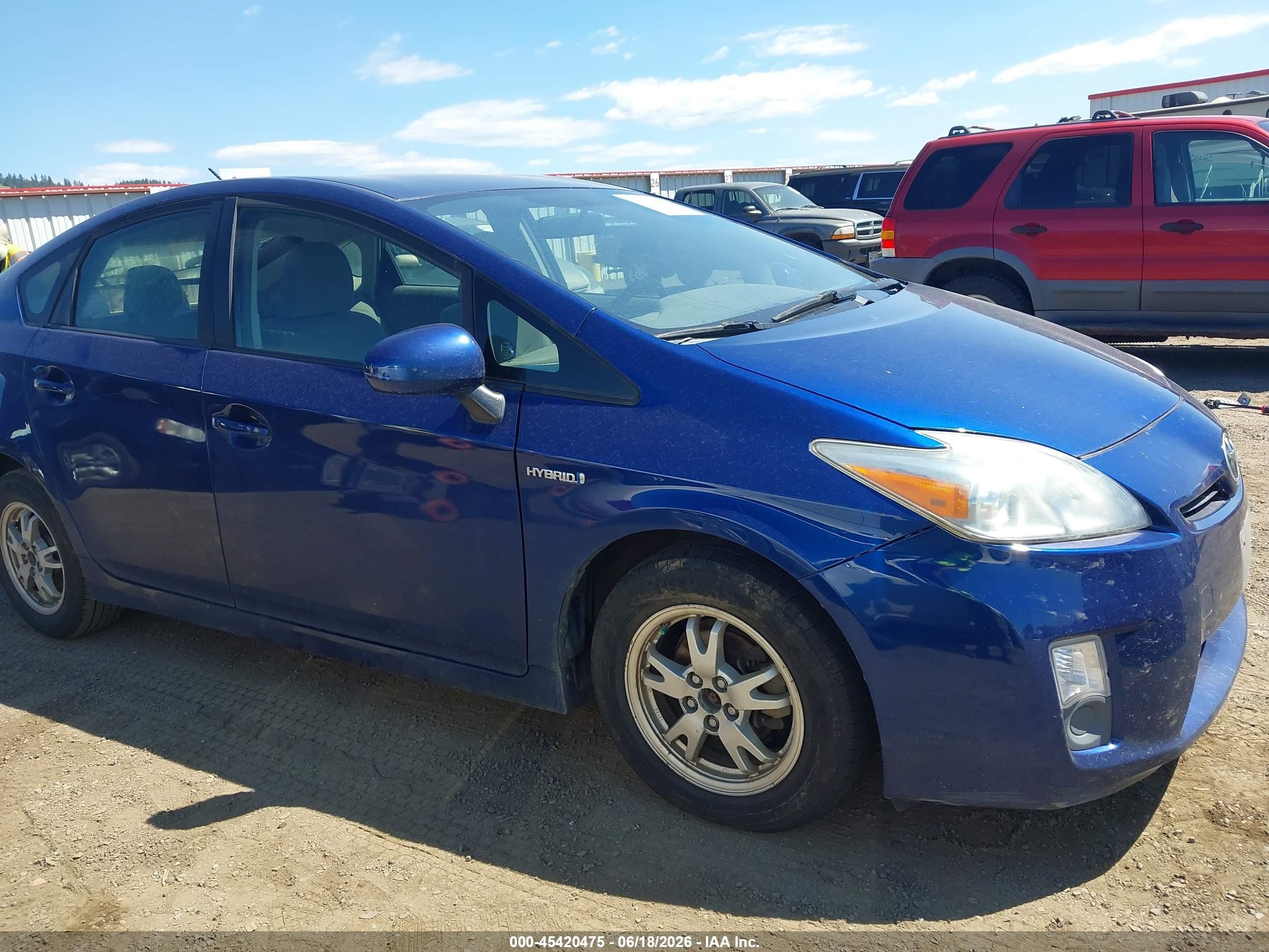 2011 Toyota Prius Two Dark Blue vin: JTDKN3DUXB0314105