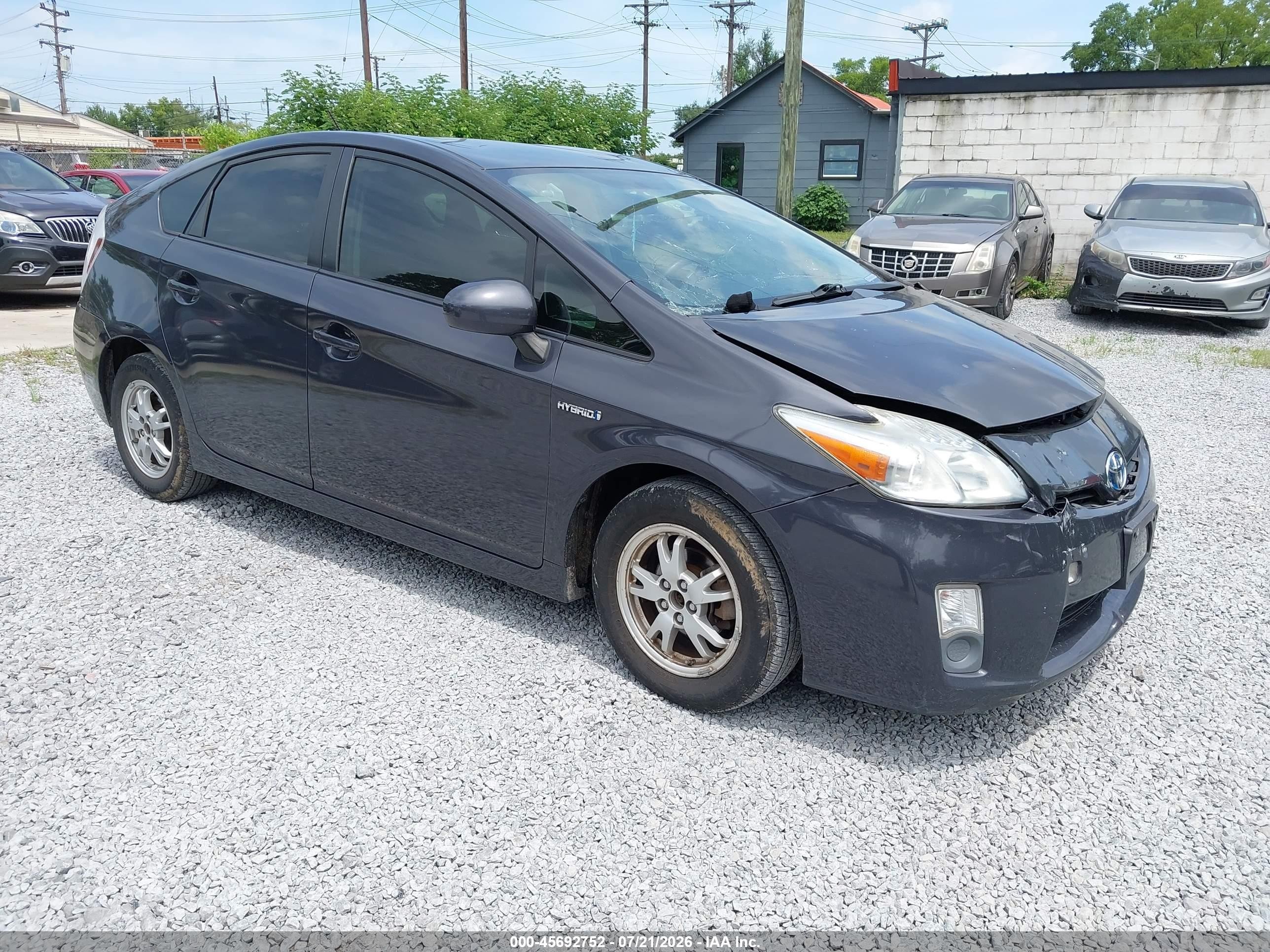 2011 Toyota Prius Two Gray vin: JTDKN3DUXB0317263