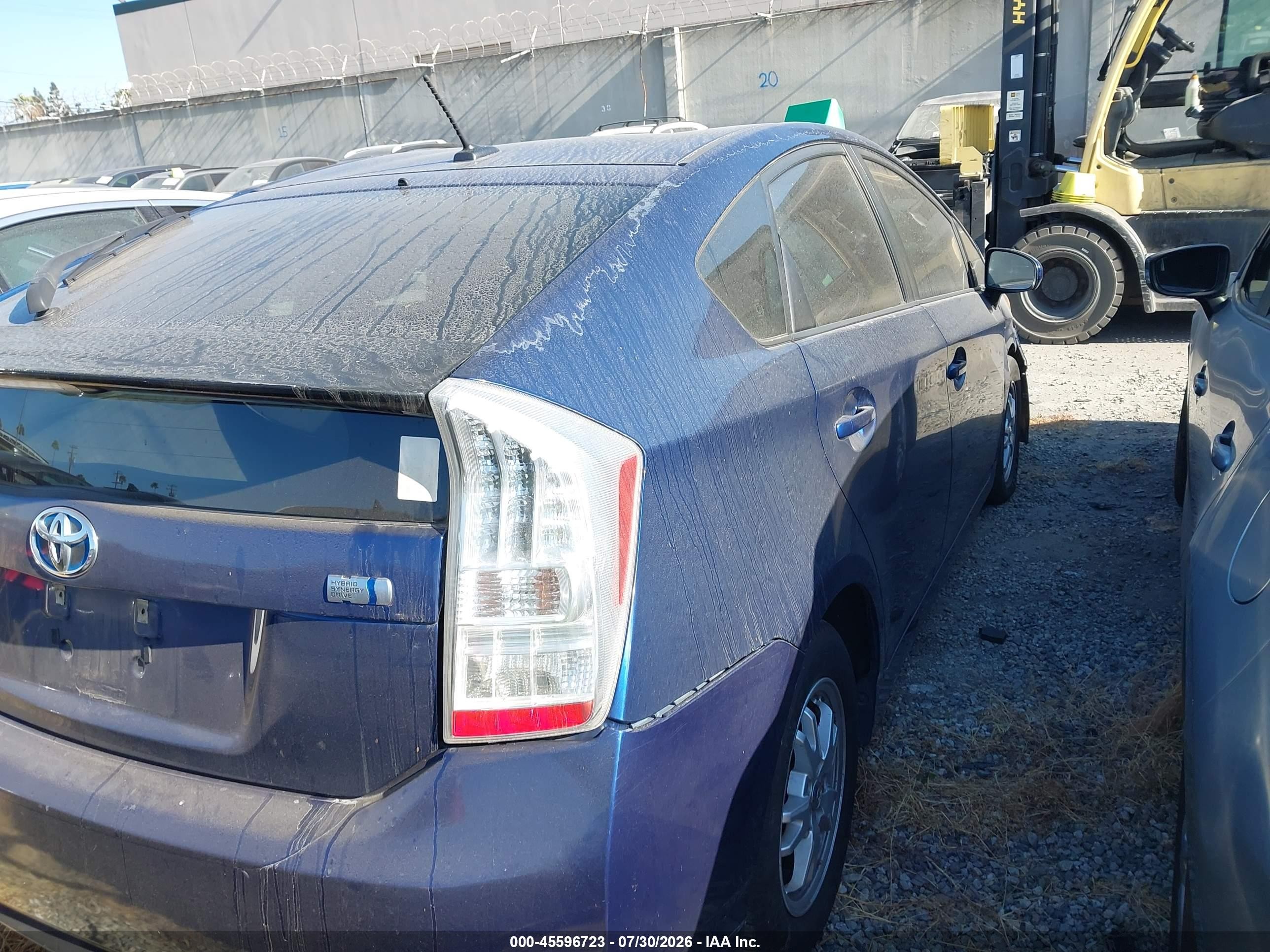 2011 Toyota Prius Two Blue vin: JTDKN3DUXB1363637