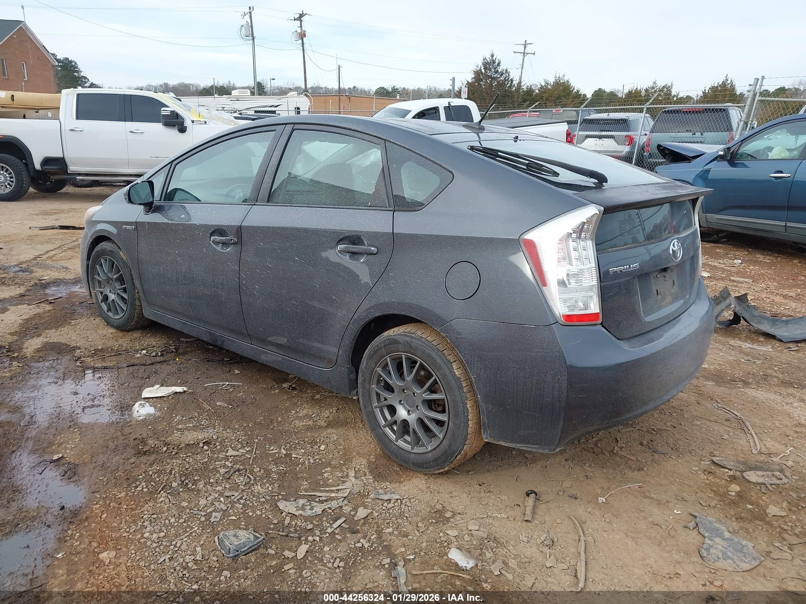 2011 Toyota Prius Three Gray vin: JTDKN3DUXB1369082
