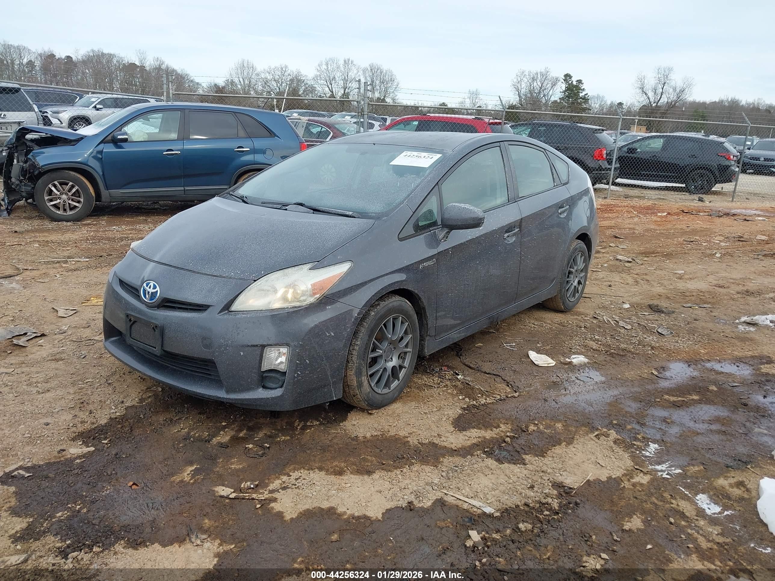 2011 Toyota Prius Three Gray vin: JTDKN3DUXB1369082