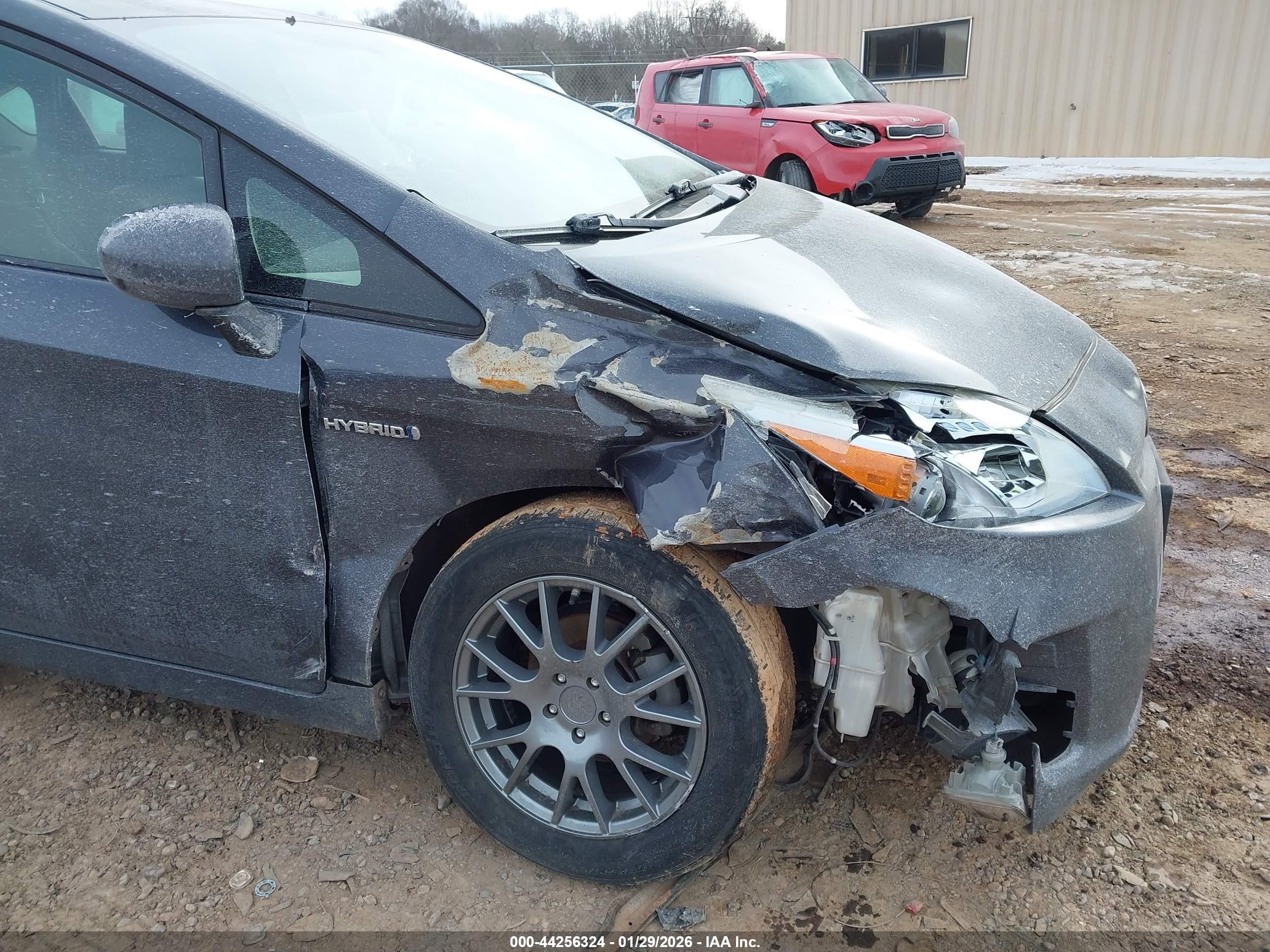 2011 Toyota Prius Three Gray vin: JTDKN3DUXB1369082