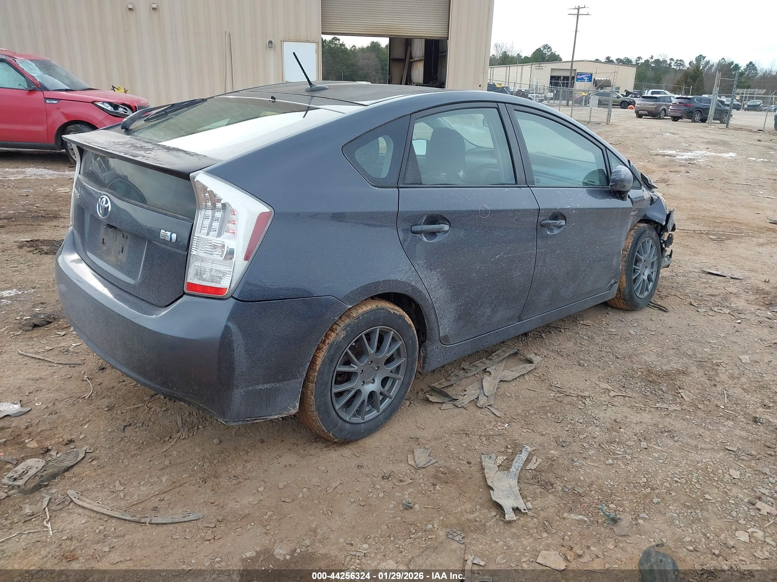 2011 Toyota Prius Three Gray vin: JTDKN3DUXB1369082