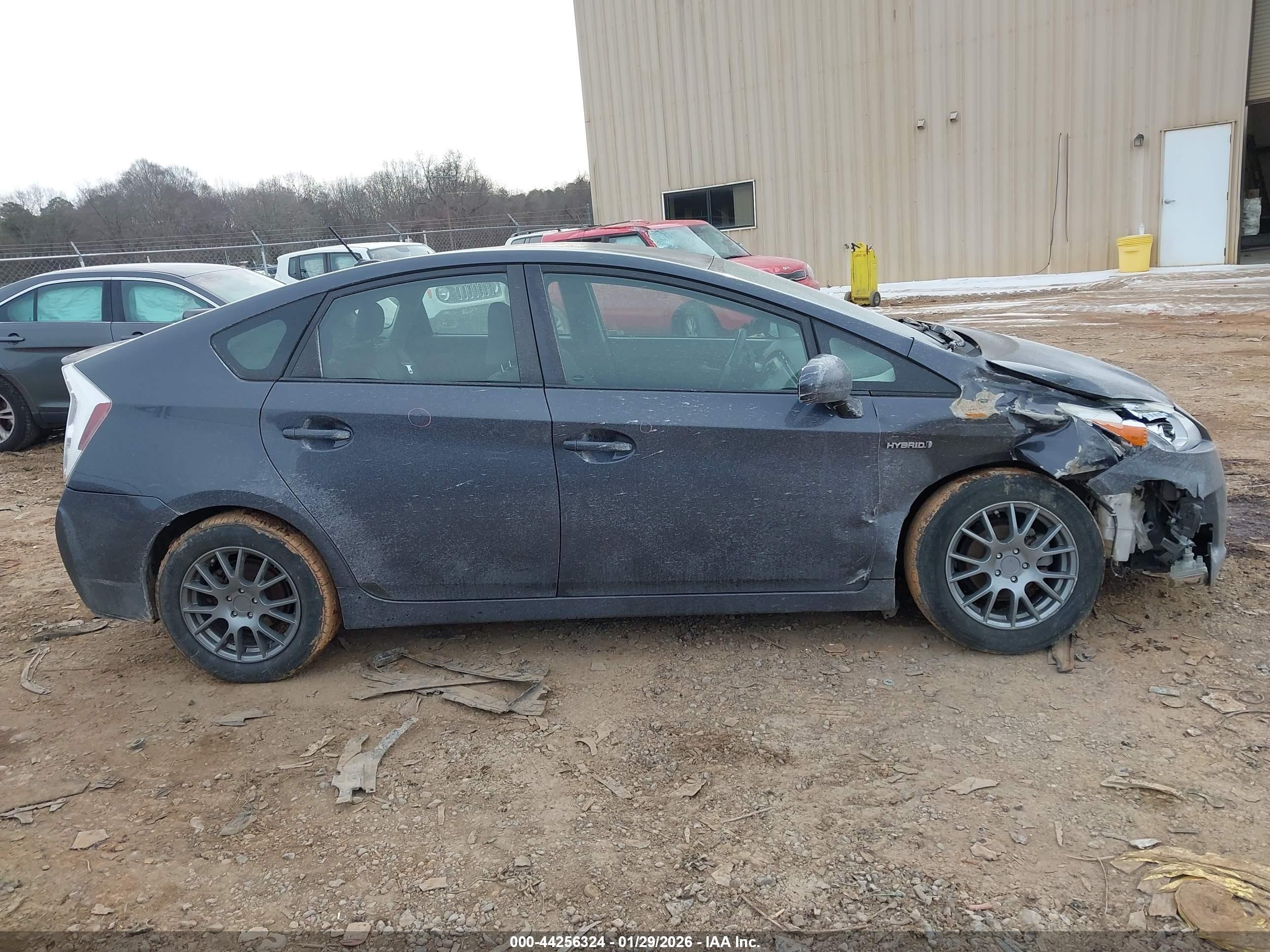 2011 Toyota Prius Three Gray vin: JTDKN3DUXB1369082