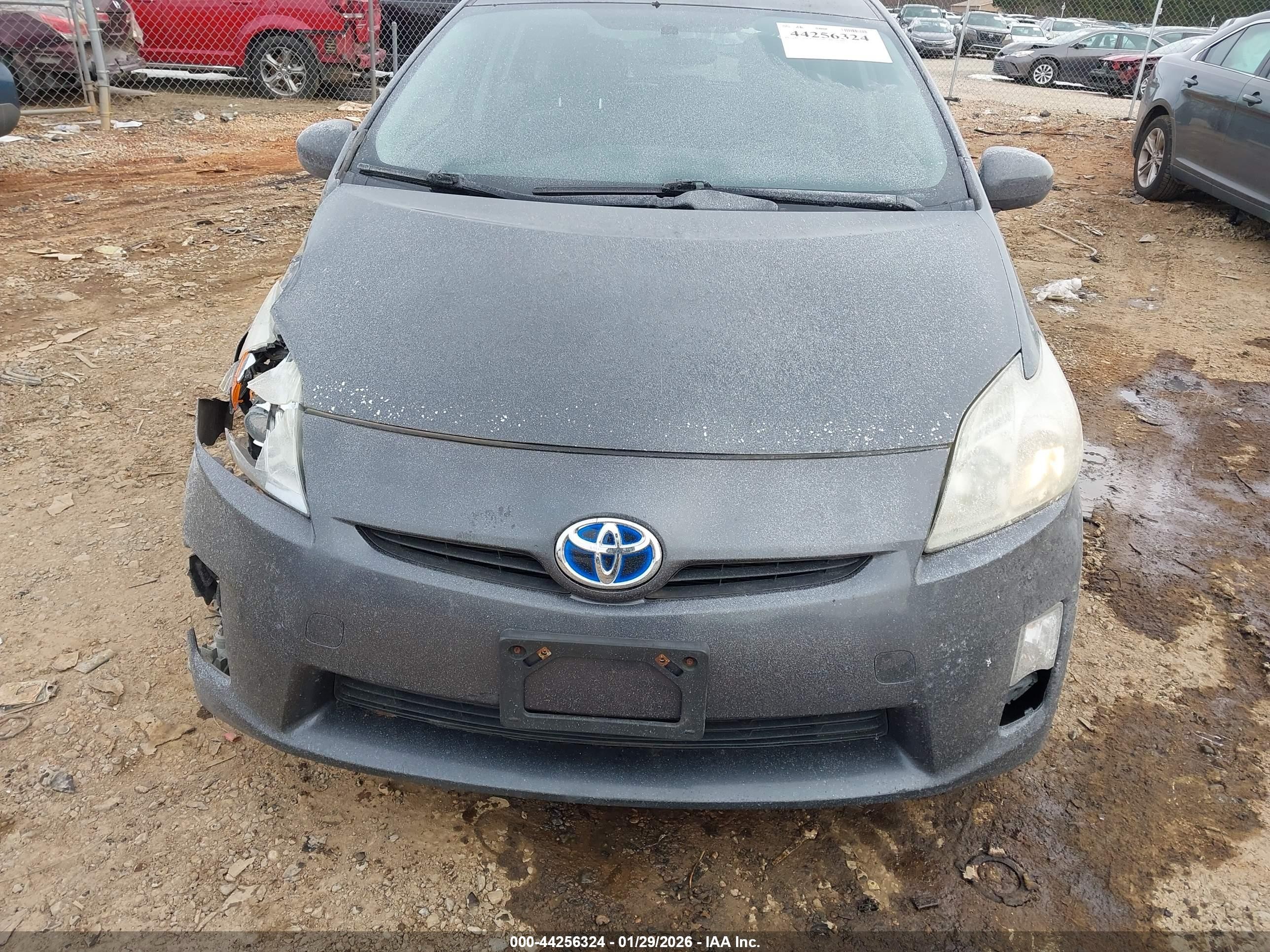 2011 Toyota Prius Three Gray vin: JTDKN3DUXB1369082