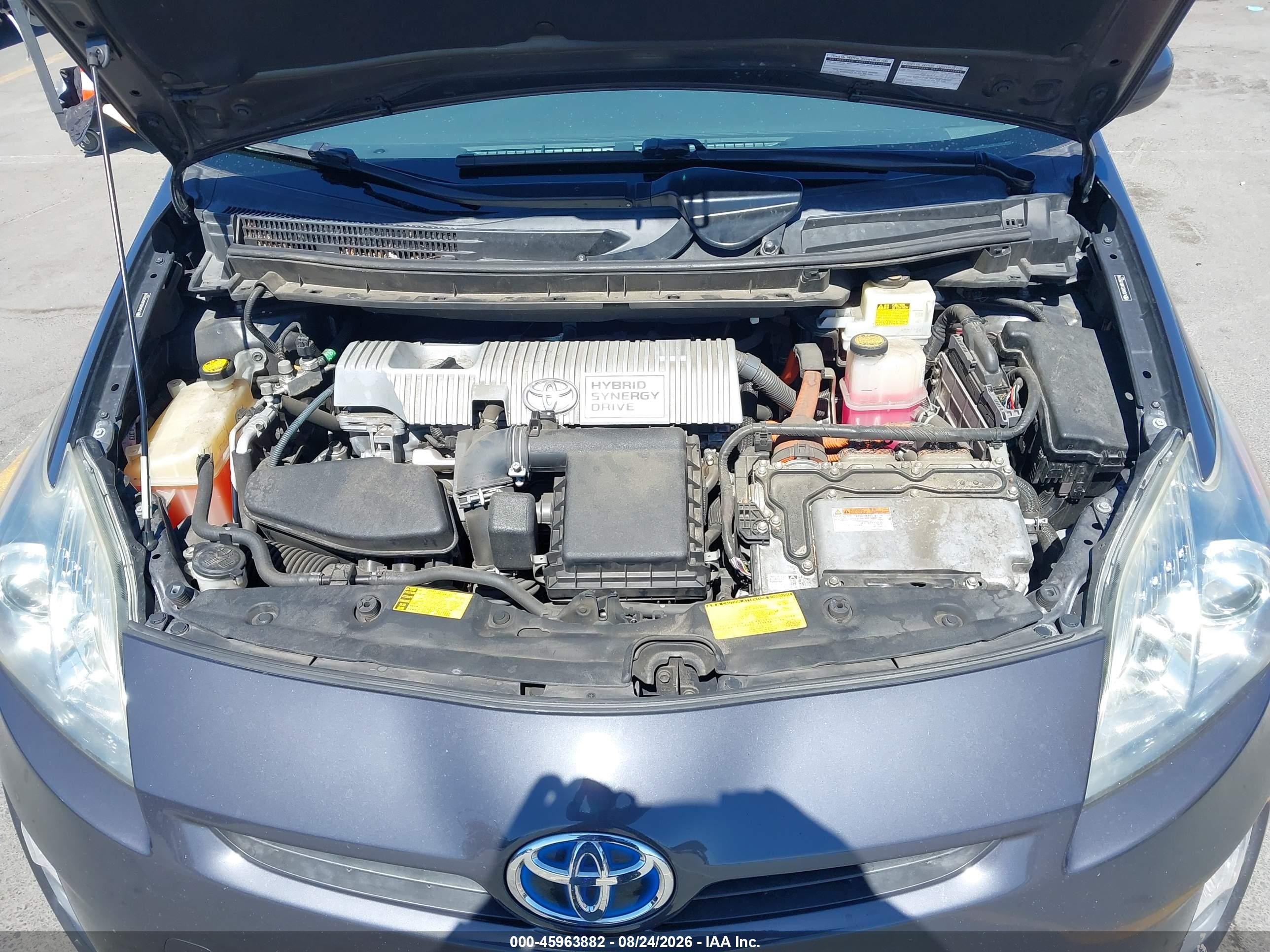 2011 Toyota Prius Four Gray vin: JTDKN3DUXB1380194