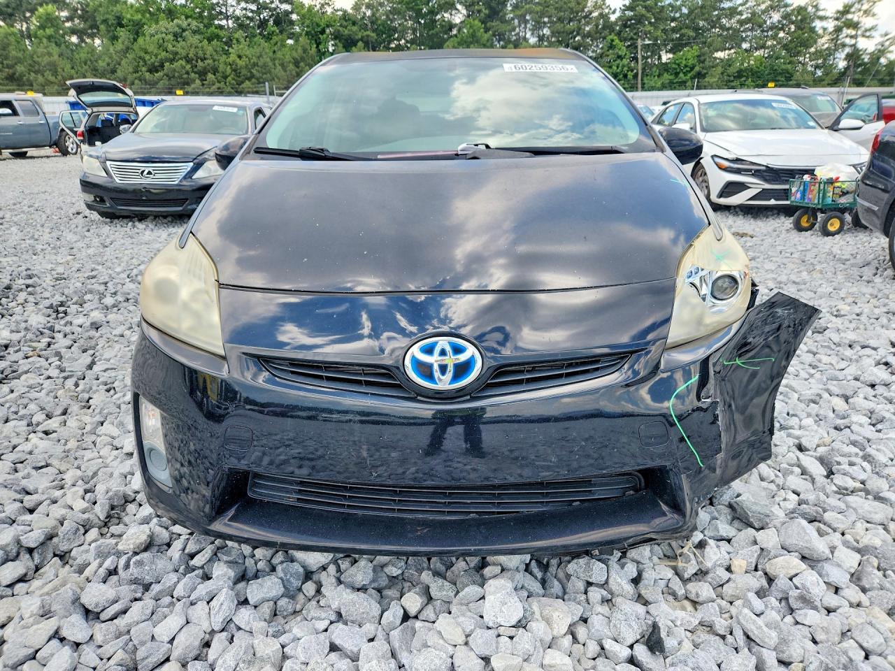 2011 Toyota Prius Four Black vin: JTDKN3DUXB1401447