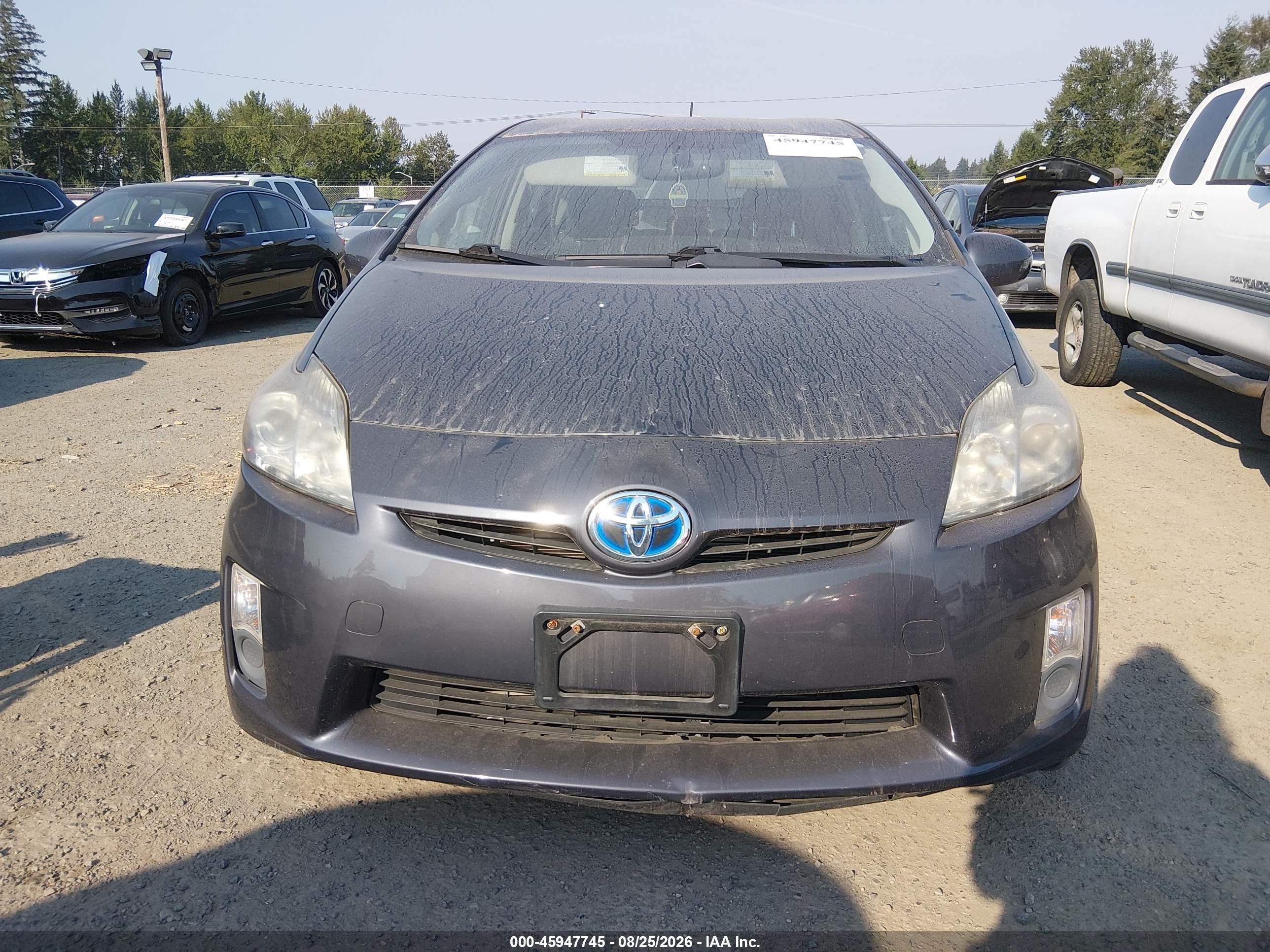 2011 Toyota Prius Four Серый vin: JTDKN3DUXB1406180