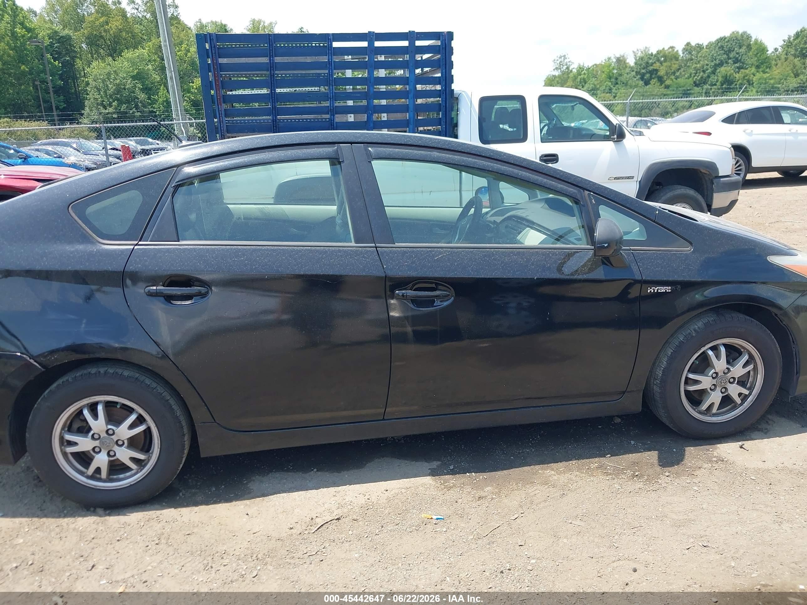 2011 Toyota Prius Two Черный vin: JTDKN3DUXB1433444