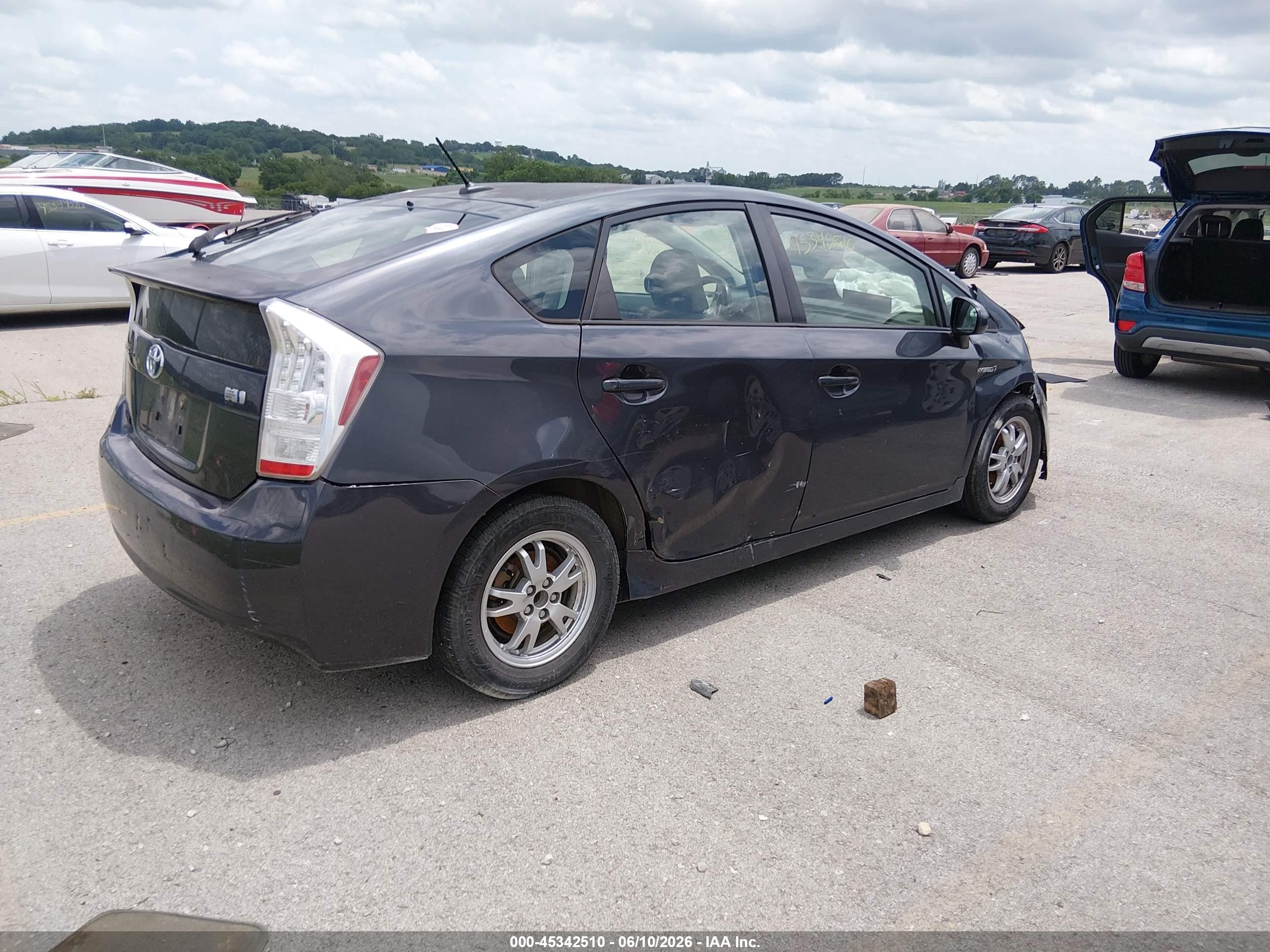 2011 Toyota Prius Two Black vin: JTDKN3DUXB5308579