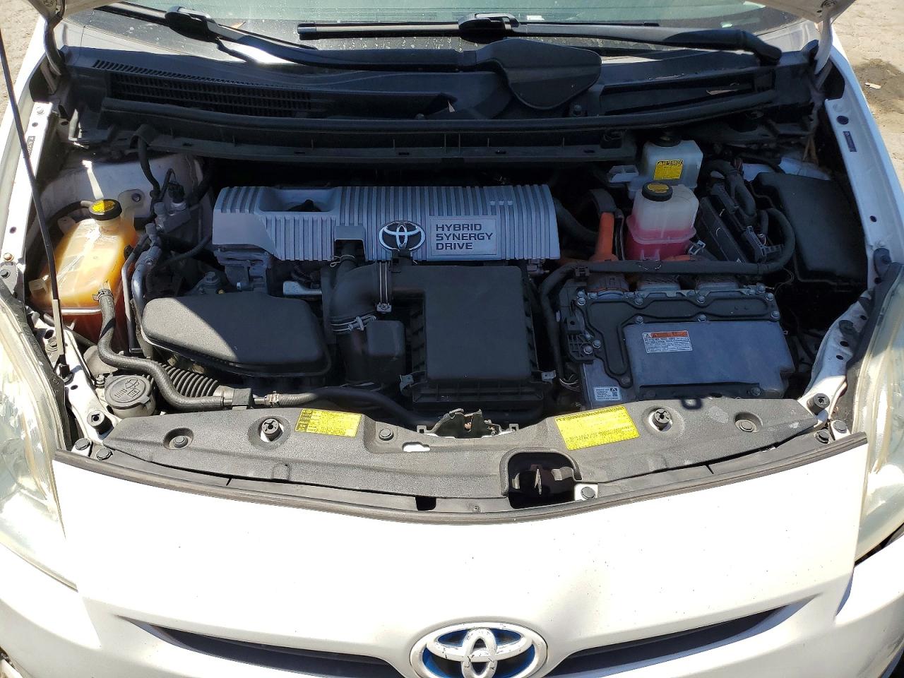2011 Toyota Prius Four Белый vin: JTDKN3DUXB5313832