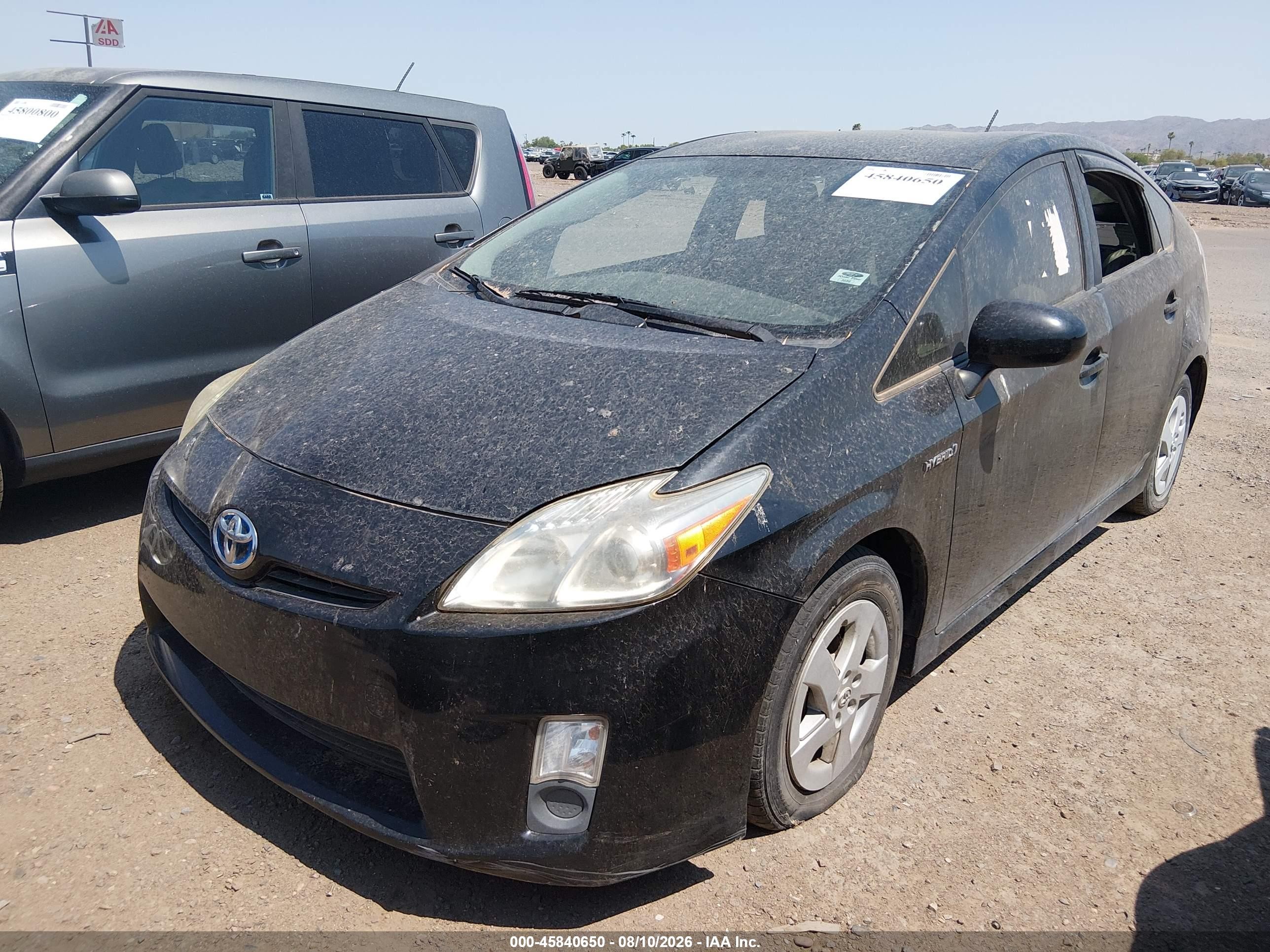 2011 Toyota Prius Two Black vin: JTDKN3DUXB5331425