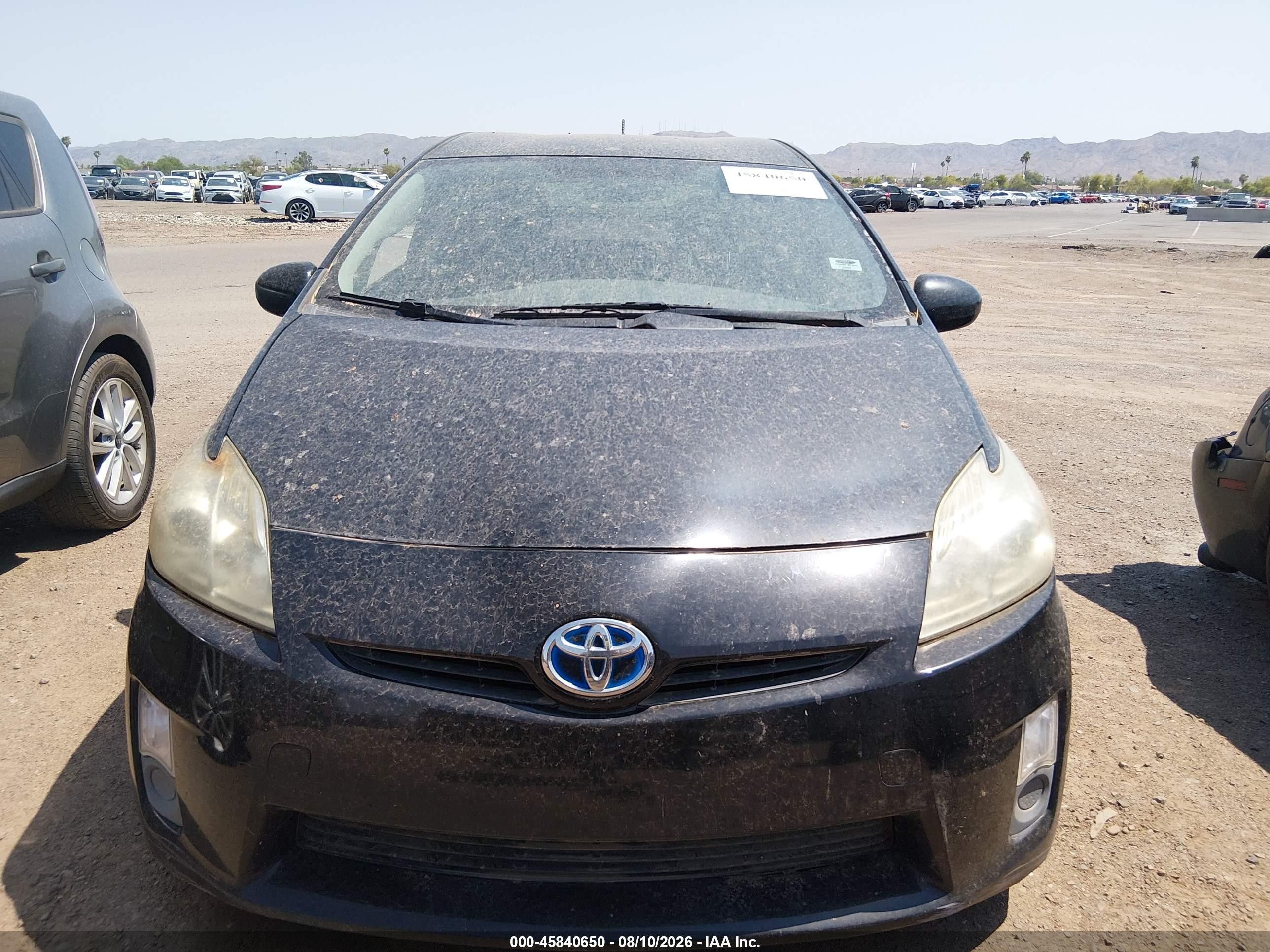 2011 Toyota Prius Two Black vin: JTDKN3DUXB5331425