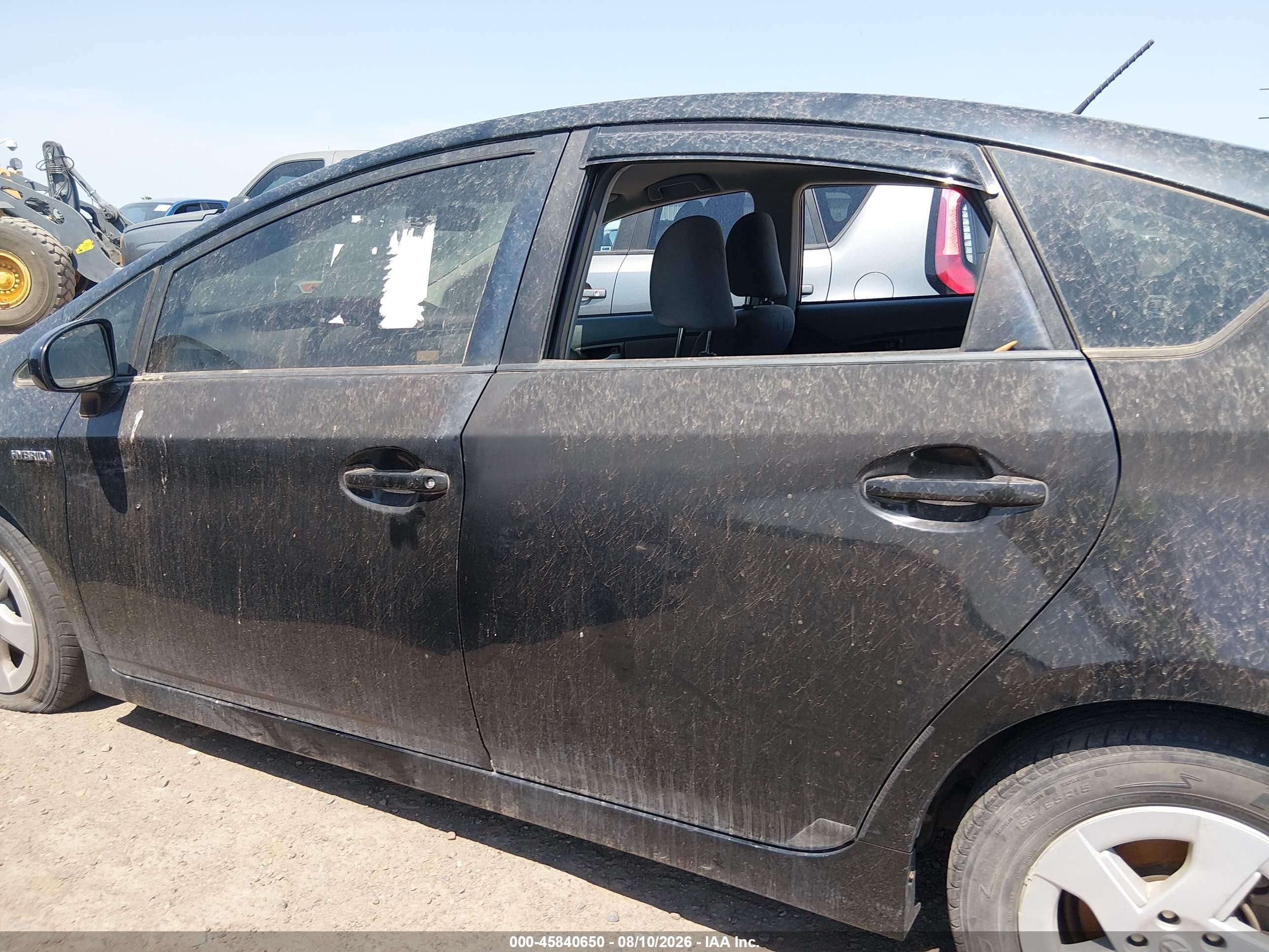 2011 Toyota Prius Two Black vin: JTDKN3DUXB5331425
