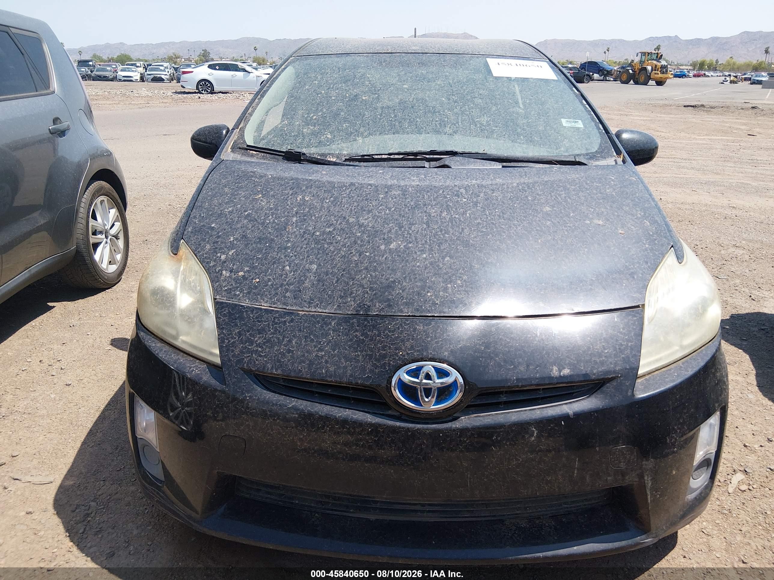 2011 Toyota Prius Two Black vin: JTDKN3DUXB5331425