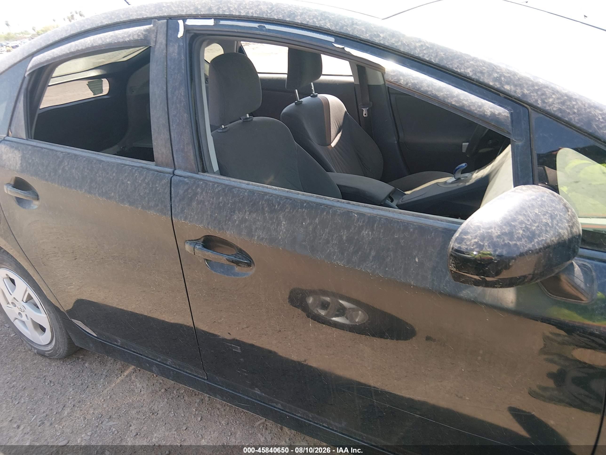 2011 Toyota Prius Two Black vin: JTDKN3DUXB5331425