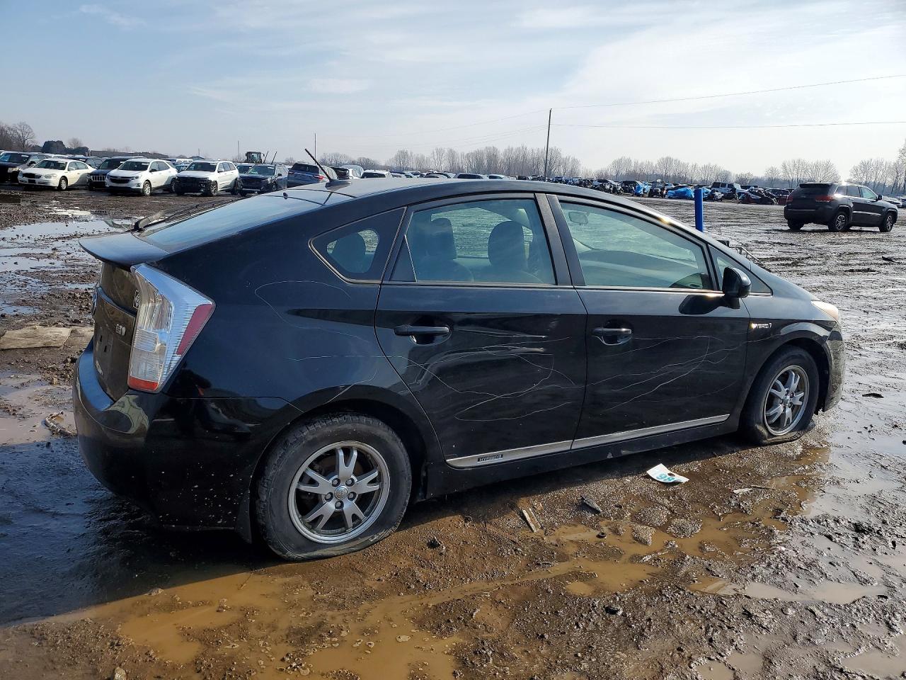 2011 Toyota Prius Black vin: JTDKN3DUXB5332686