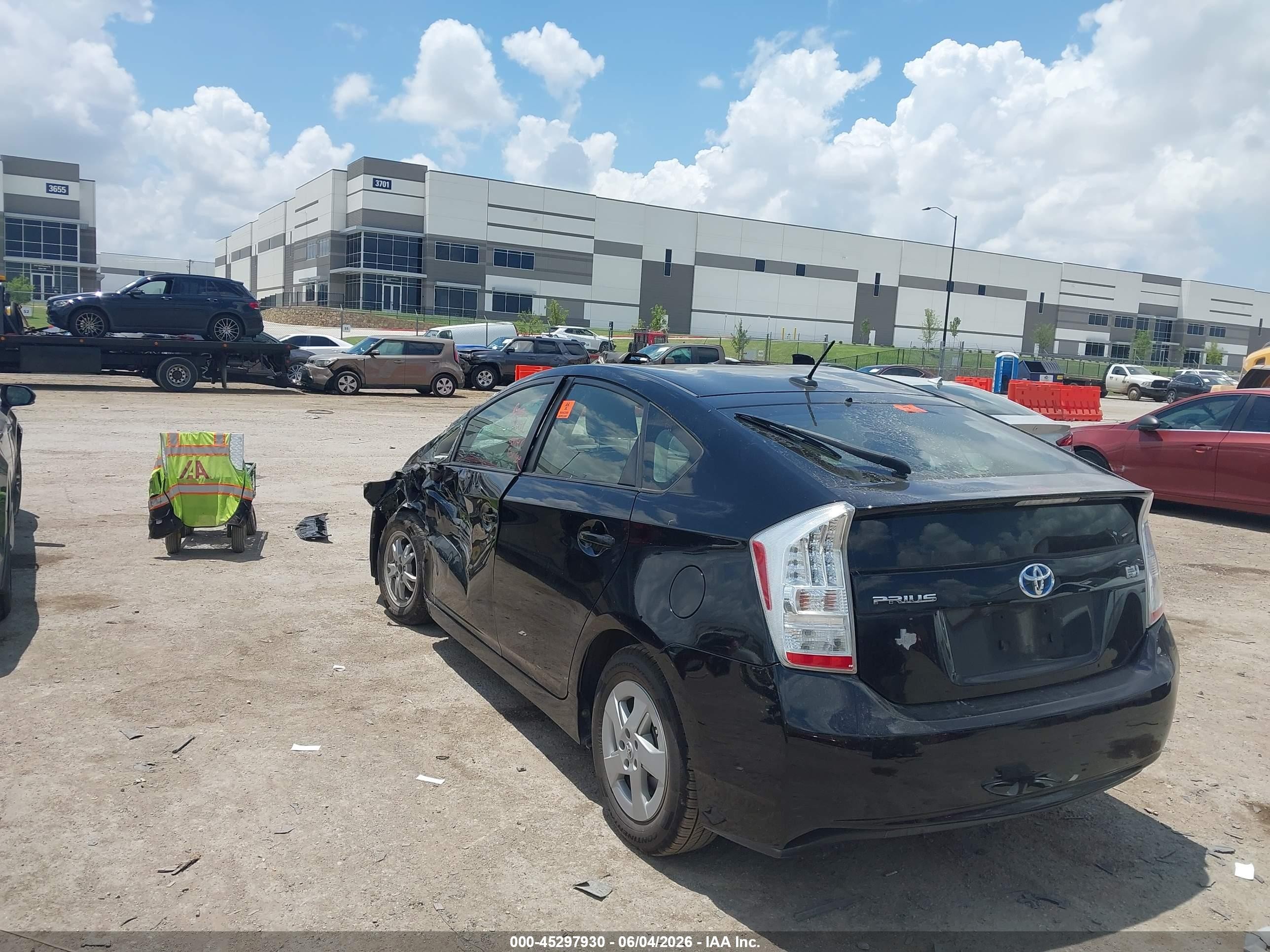 2011 Toyota Prius Four Black vin: JTDKN3DUXB5333224