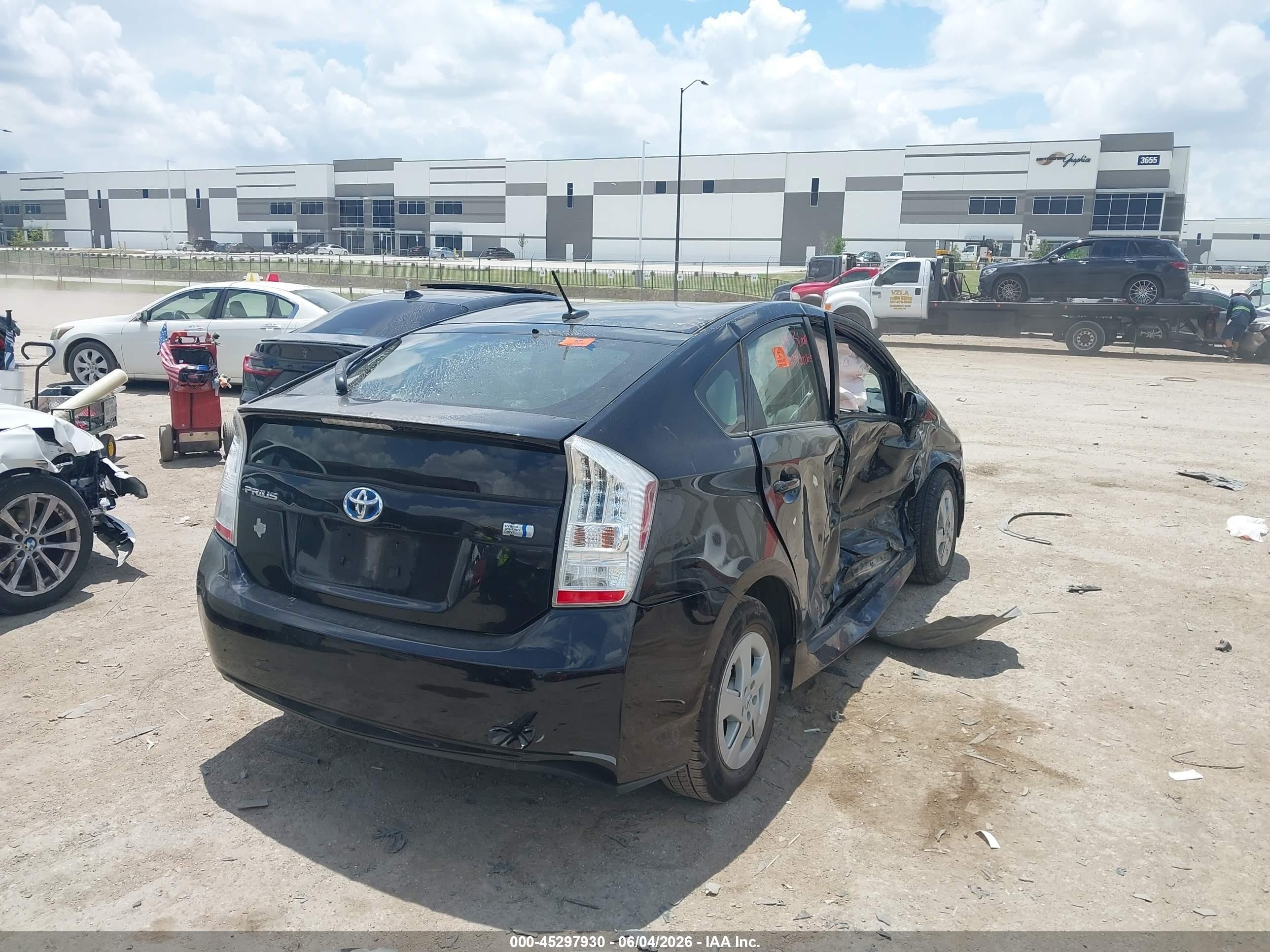 2011 Toyota Prius Four Black vin: JTDKN3DUXB5333224