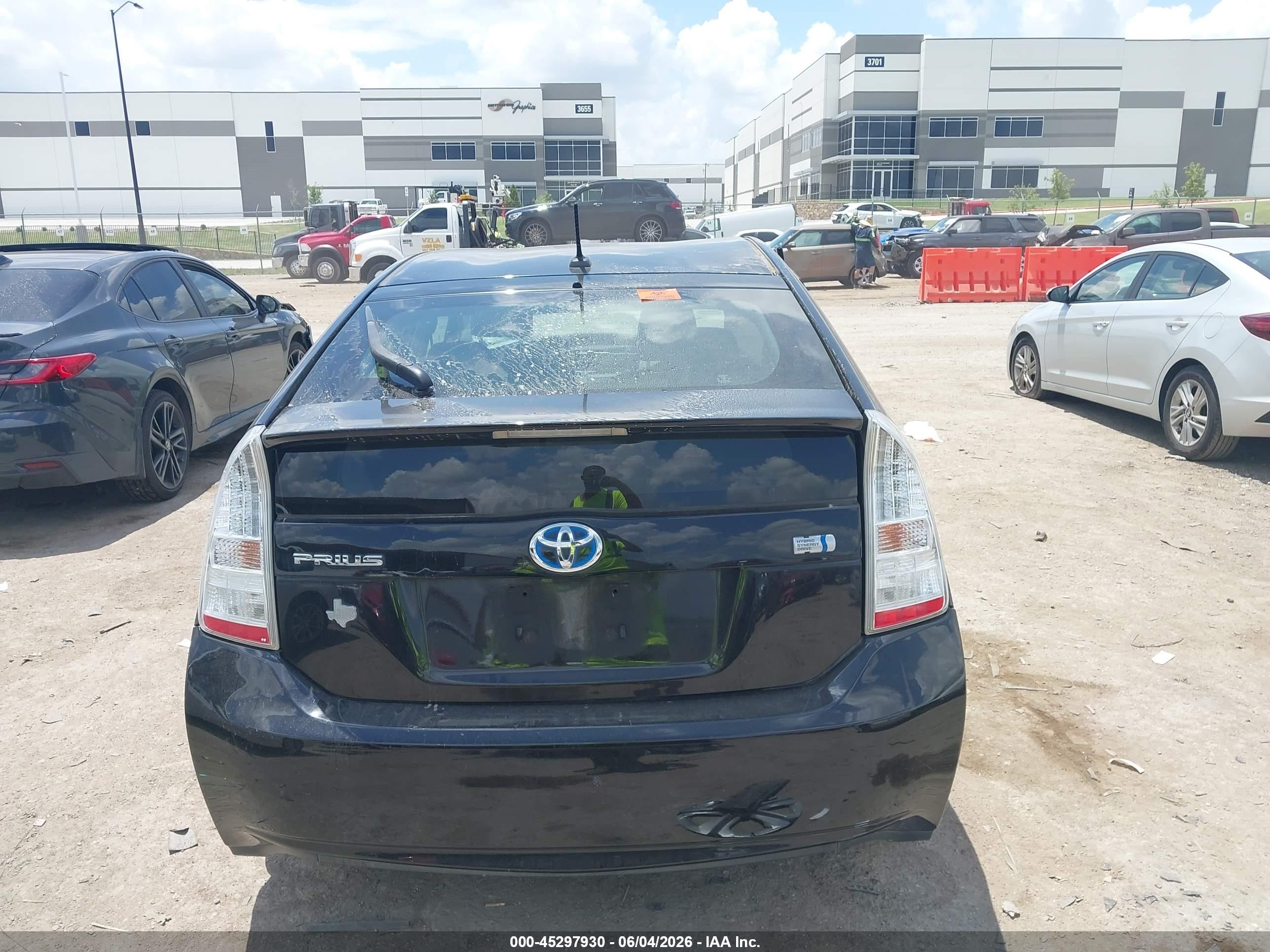 2011 Toyota Prius Four Black vin: JTDKN3DUXB5333224